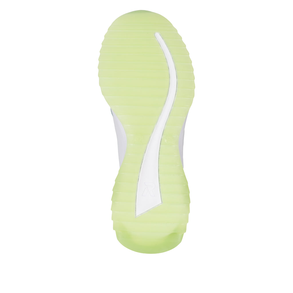 White Elasticated Shoes for Women | Rieker W1308-81