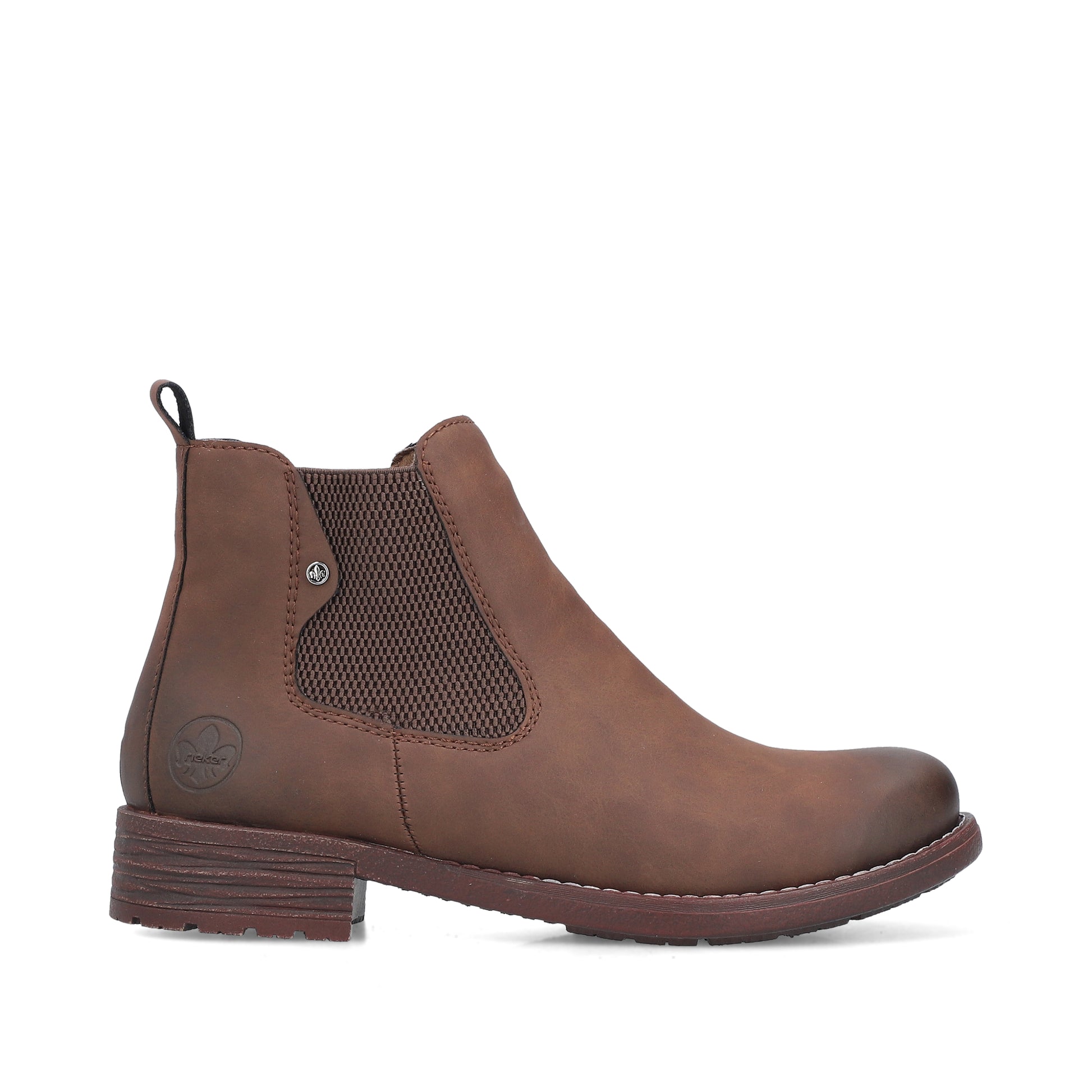 Brown Elasticated Boots for Women | Rieker 79450-24