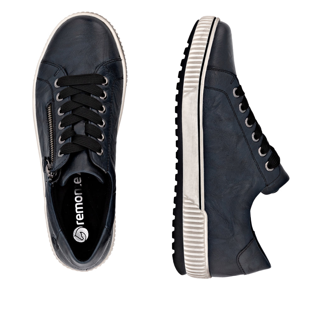 Blue Zip Shoes for Women | Remonte D0700-15