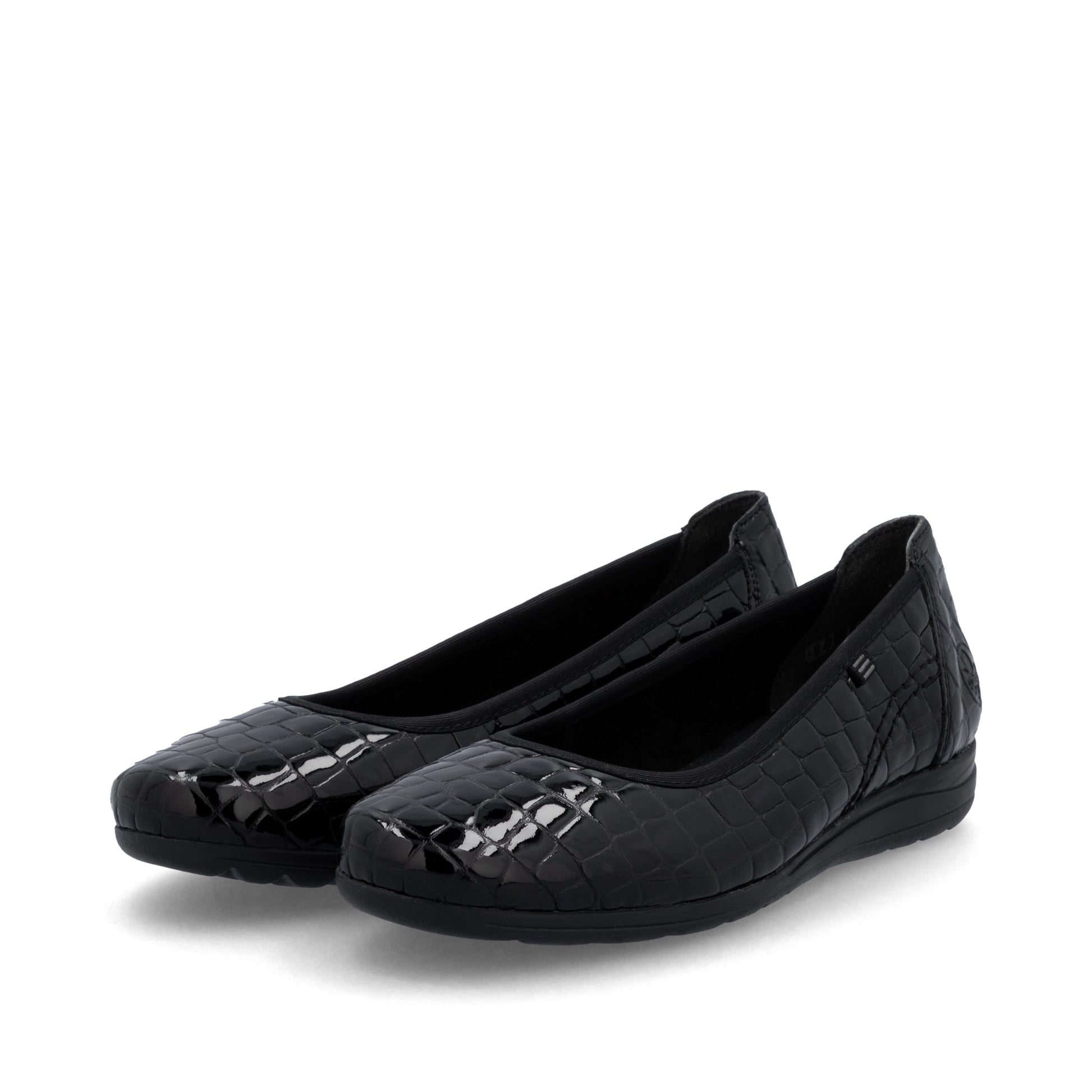 Black Slip-On Shoes for Women | Rieker L9350-01