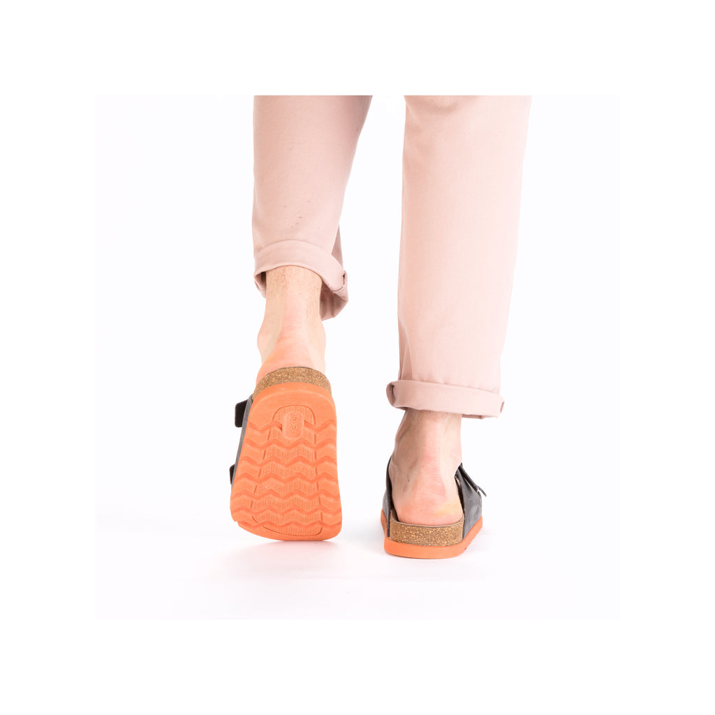 Grey Buckle Sandals for Men | Rieker 21190-40