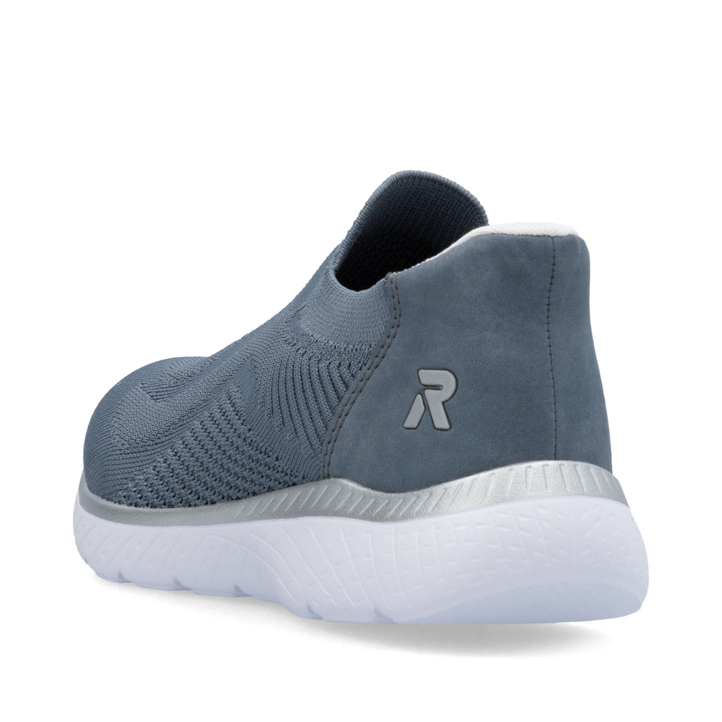Blue Elasticated Shoes for Women | Rieker M5072-10