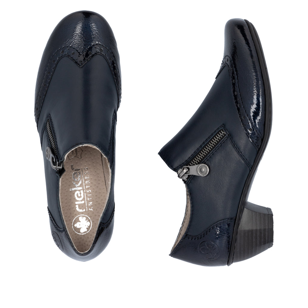 Blue Zip Shoes for Women | Rieker 41757-15