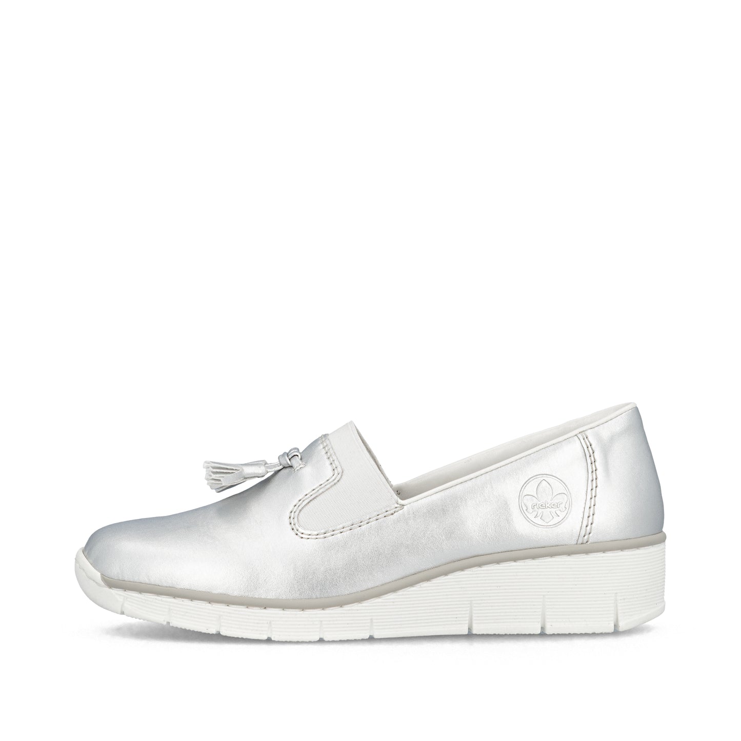 Rieker Woman's Shoes - Silver/Platinum | 53751-90