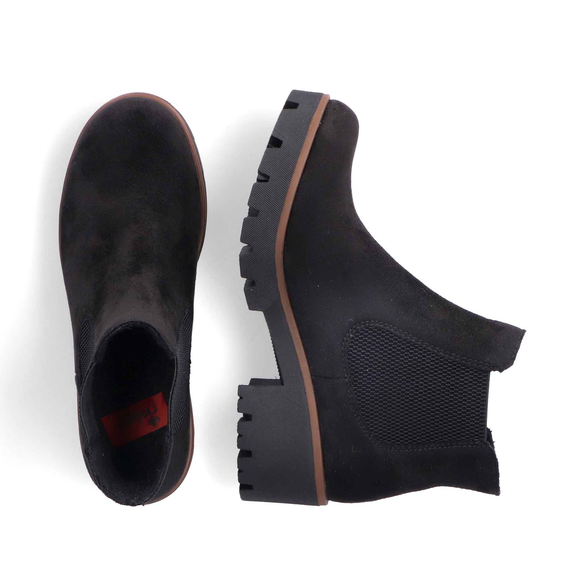 Black Elasticated Boots for Women | Rieker 79265-00