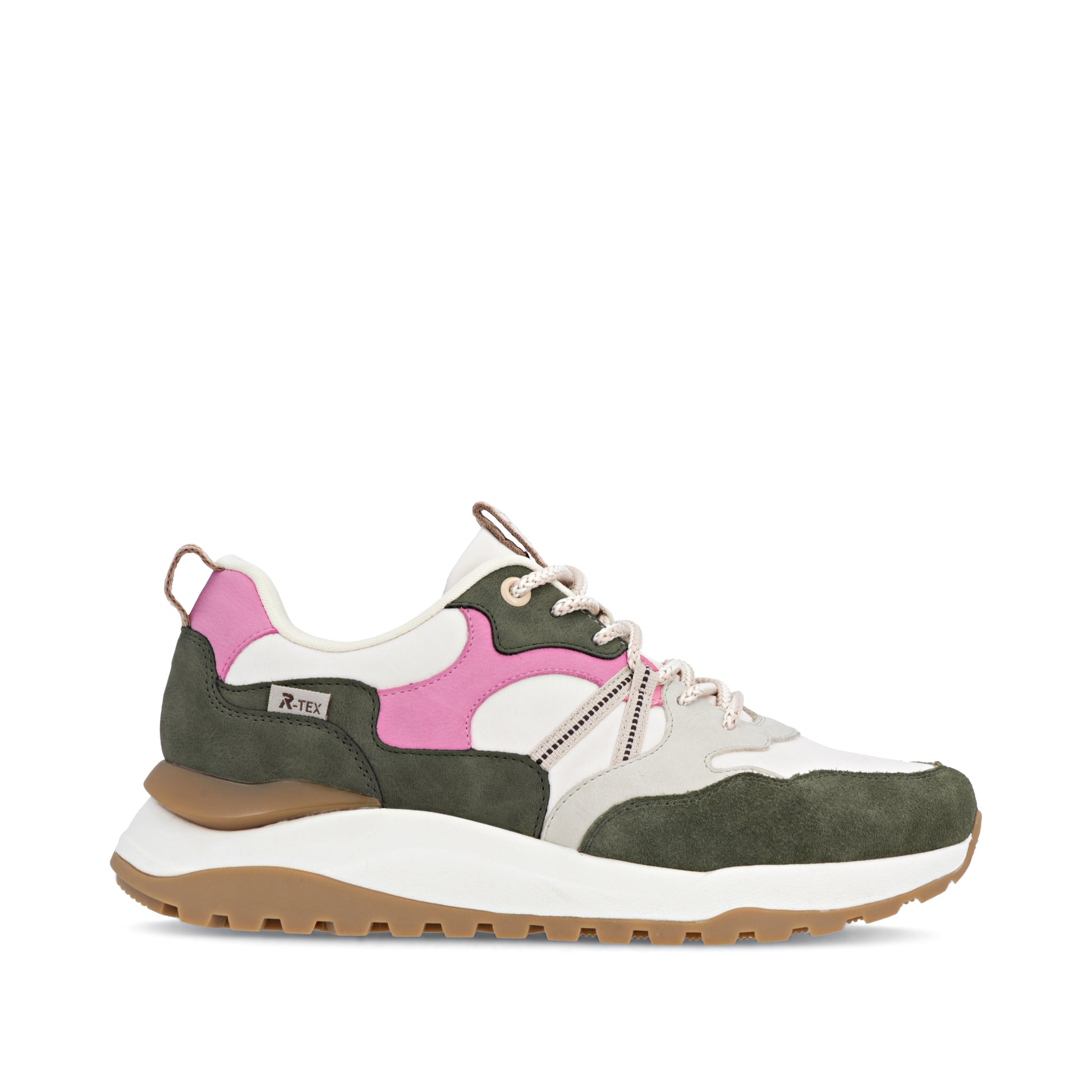 White Elasticated Shoes for Women | Rieker W2501-83
