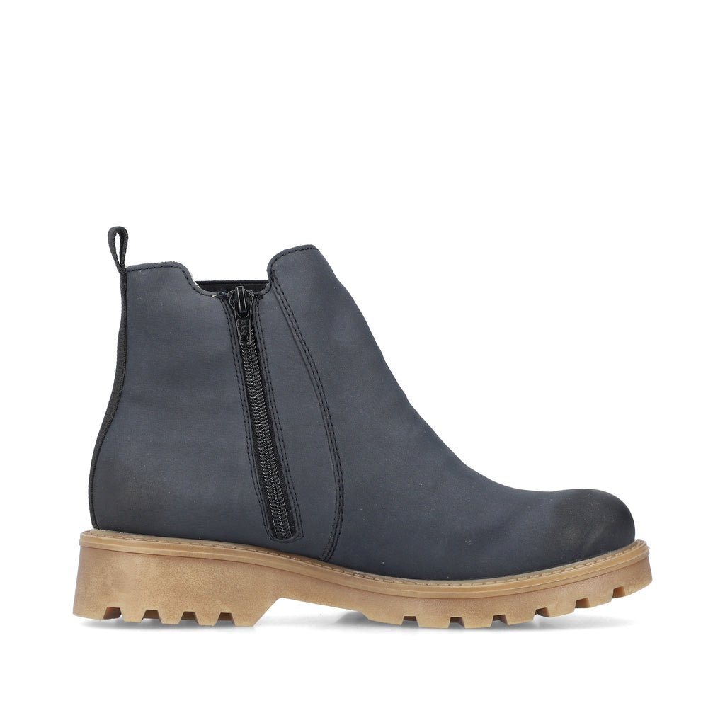 Blue Zip Boots for Women | Rieker 73250-14