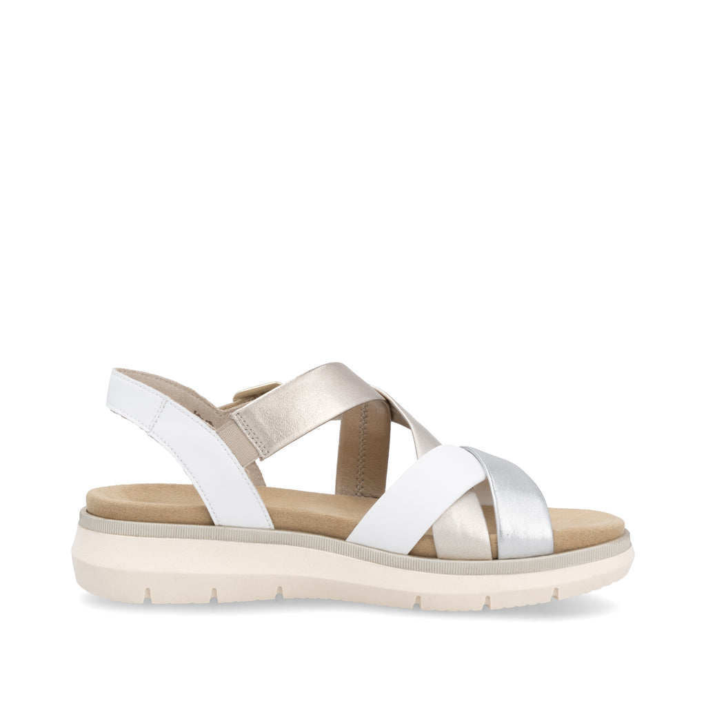 Metallic Hook & Loop Sandals for Women | Remonte D2K53-91