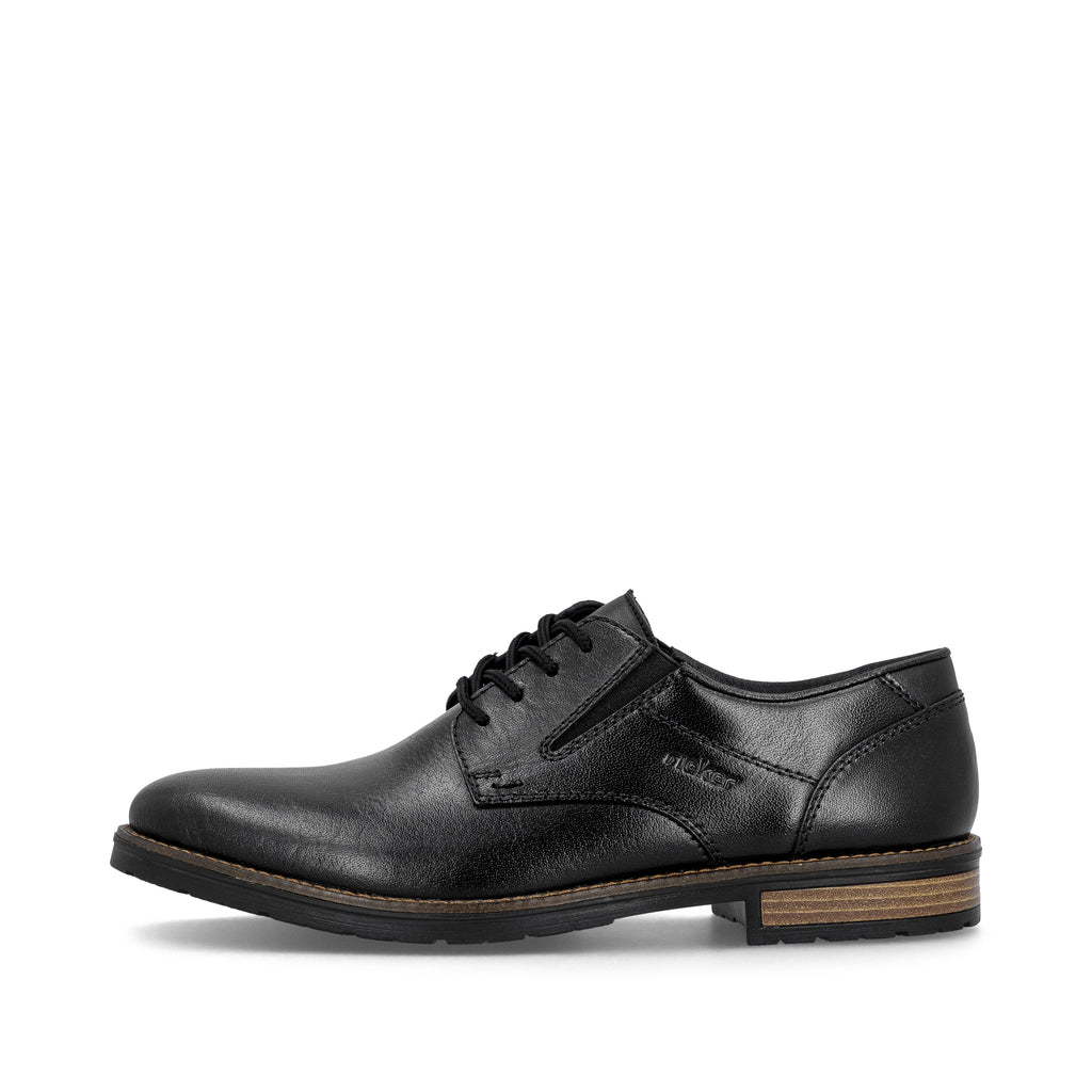 Black Elasticated Shoes for Men | Rieker 14621-00