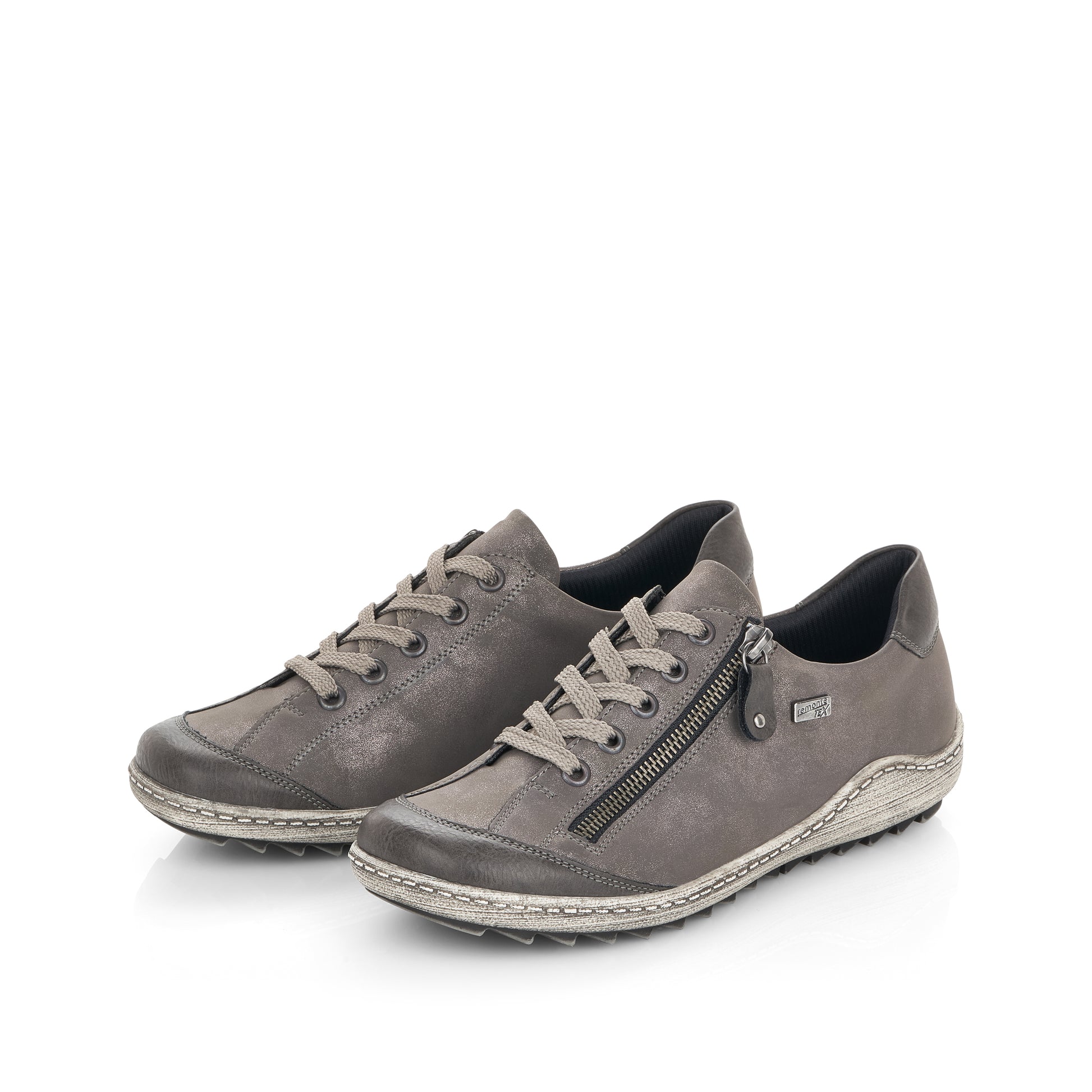 Grey Zip Shoes for Women | Remonte R1402-44