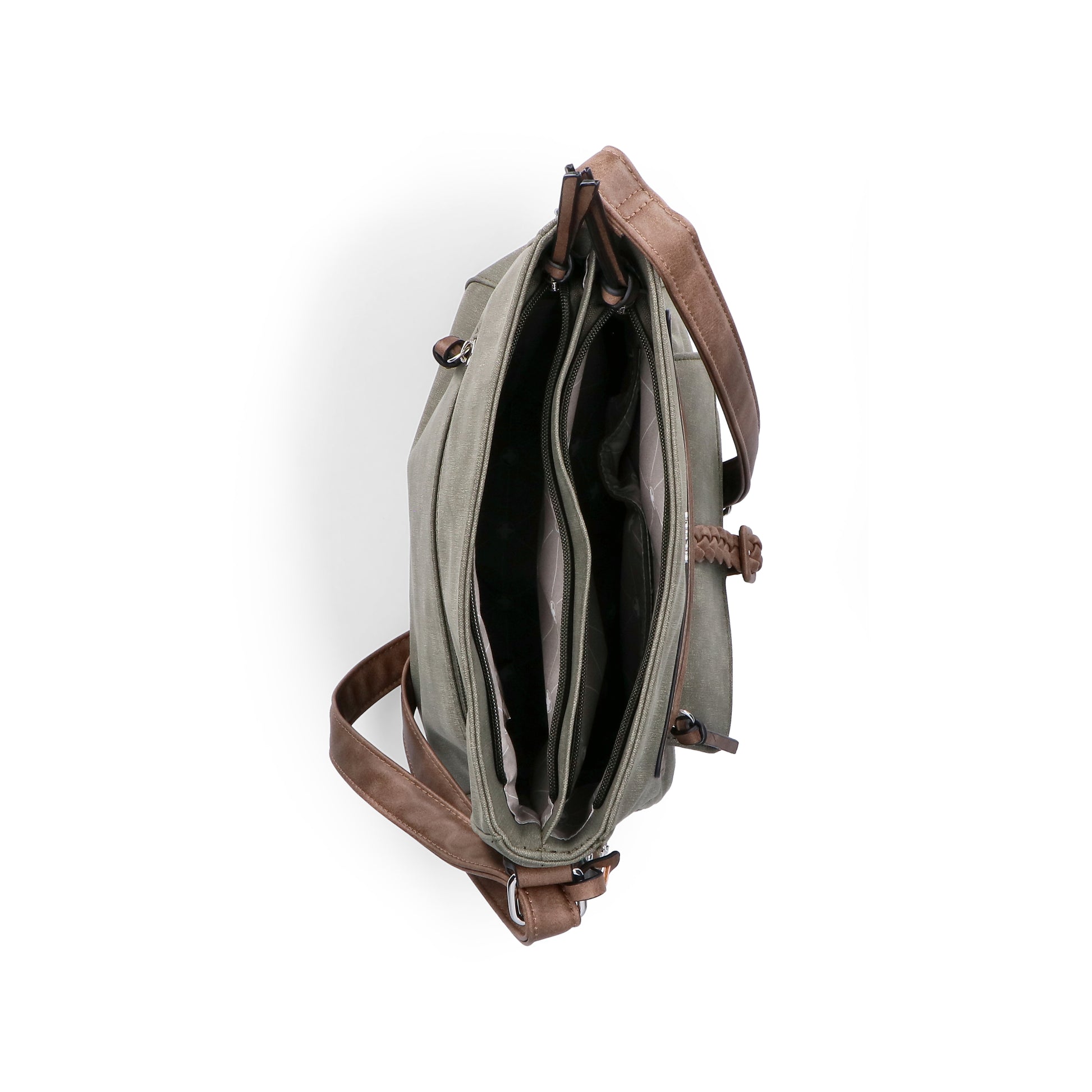 Green Zip Bags for Women | Rieker H1340-54
