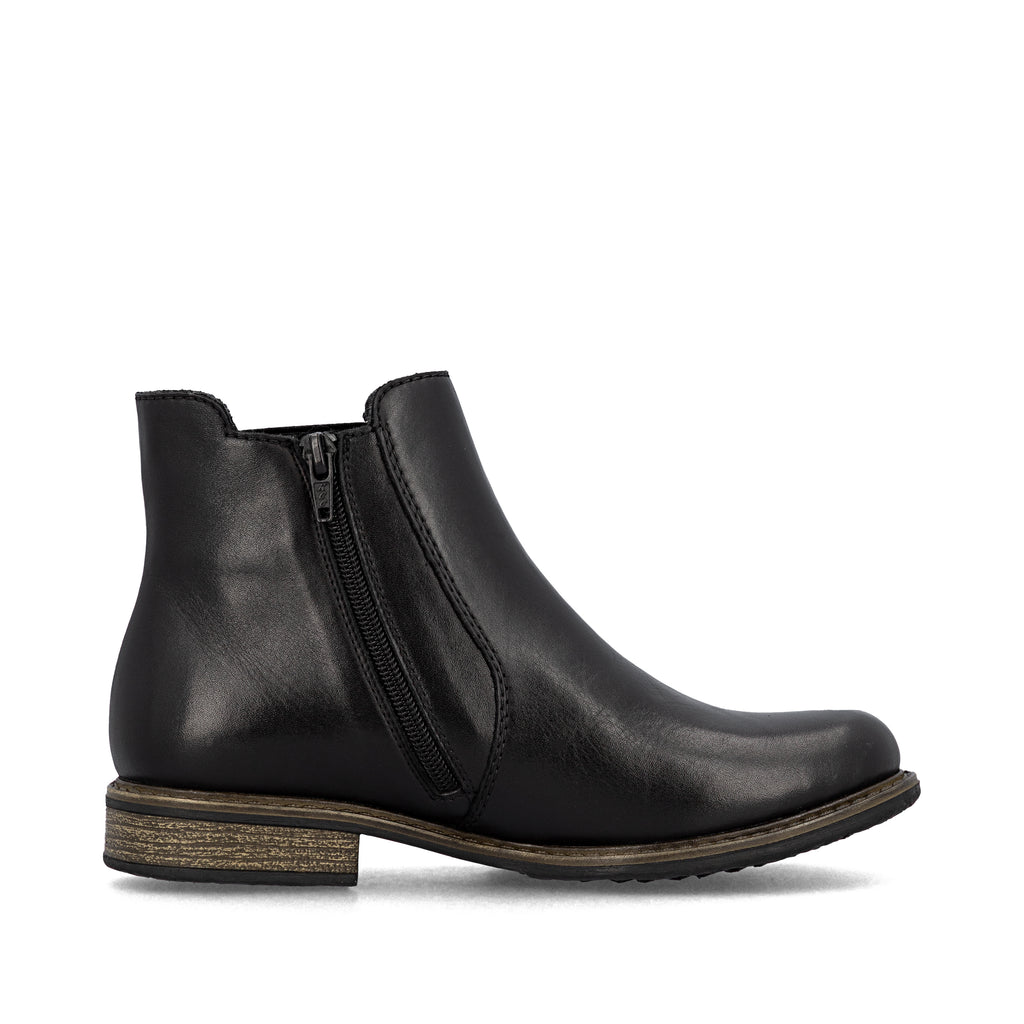 Black Zip Boots for Women | Rieker 74870-00