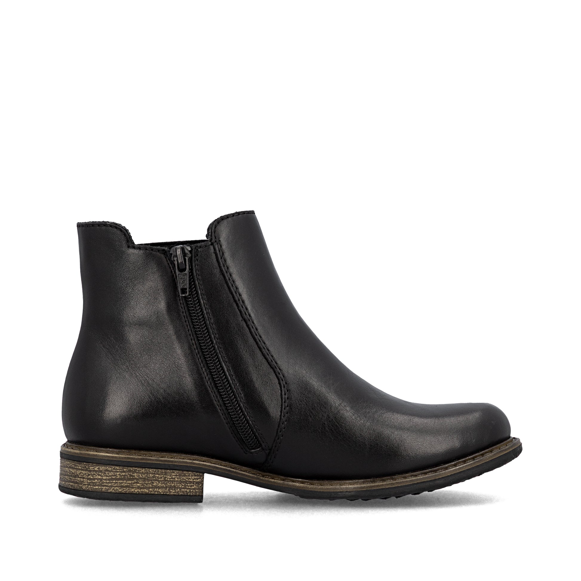 Black Zip Boots for Women | Rieker 74870-00
