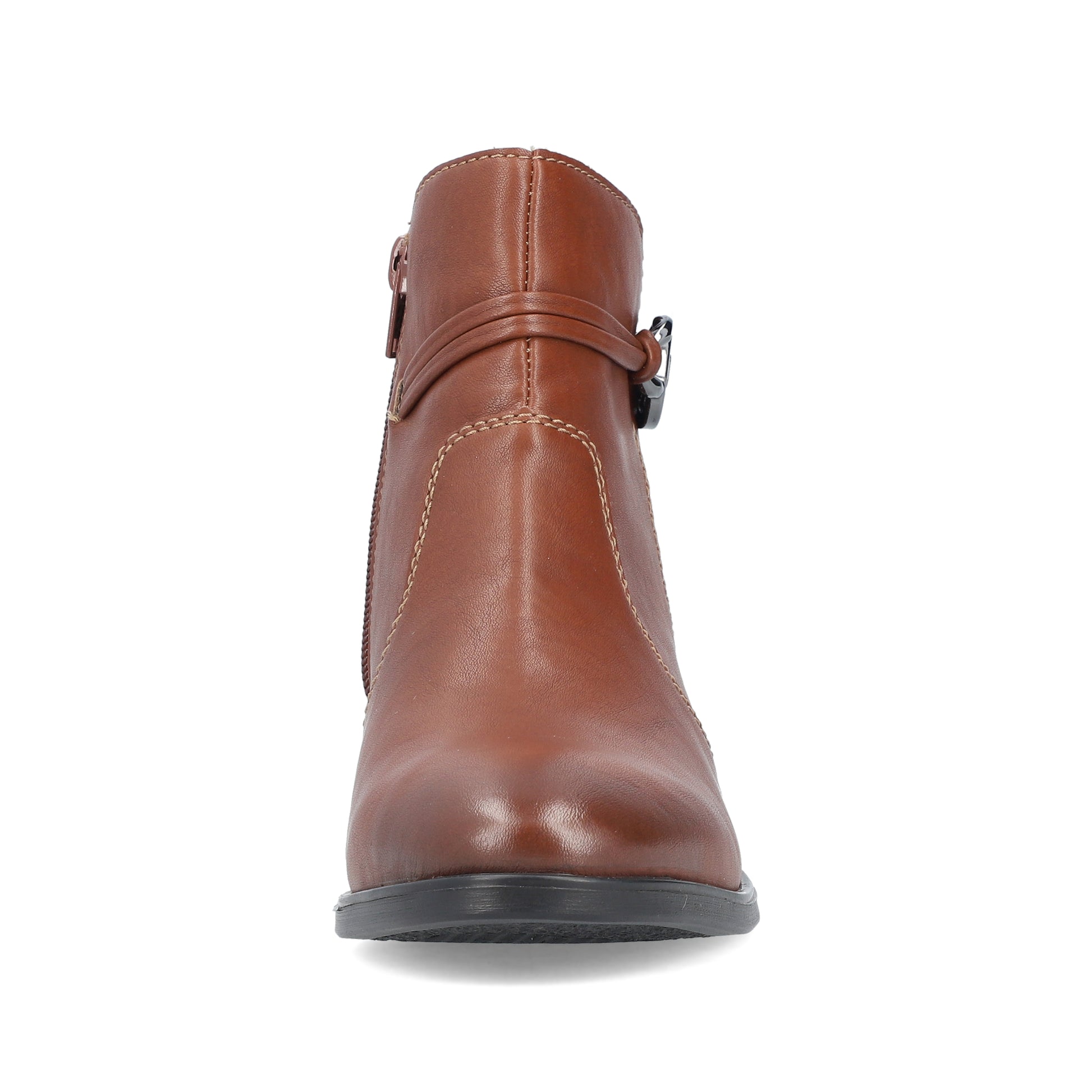 Brown Zip Boots for Women | Rieker 73970-22