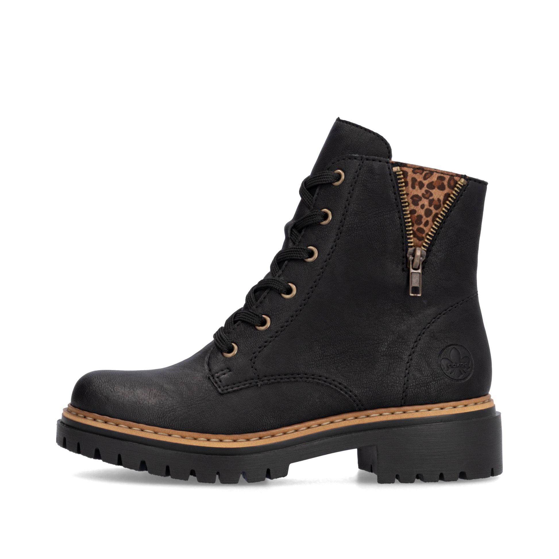 Black Zip Boots for Women | Rieker 72617-00