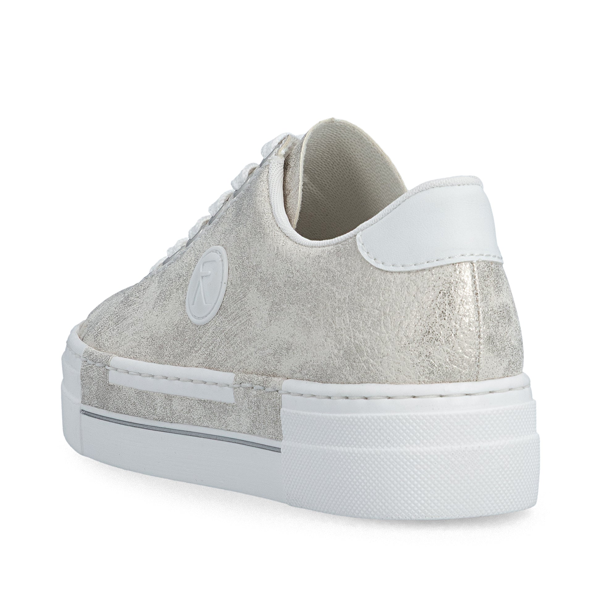 Metallic Elasticated Shoes for Women | Rieker N49W1-90