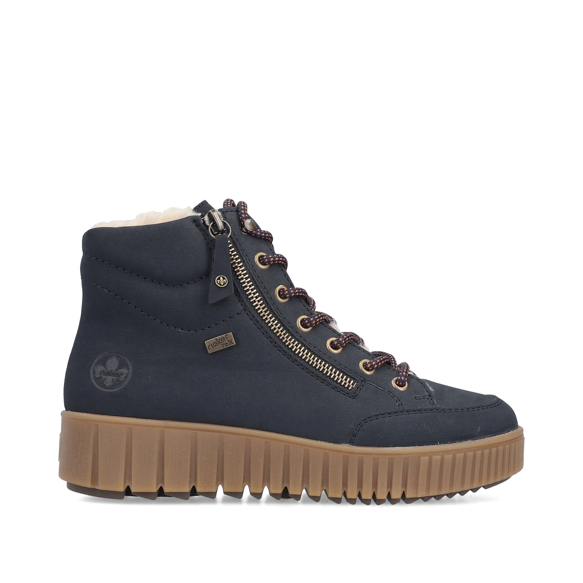 Blue Zip Boots for Women | Rieker Y6104-14