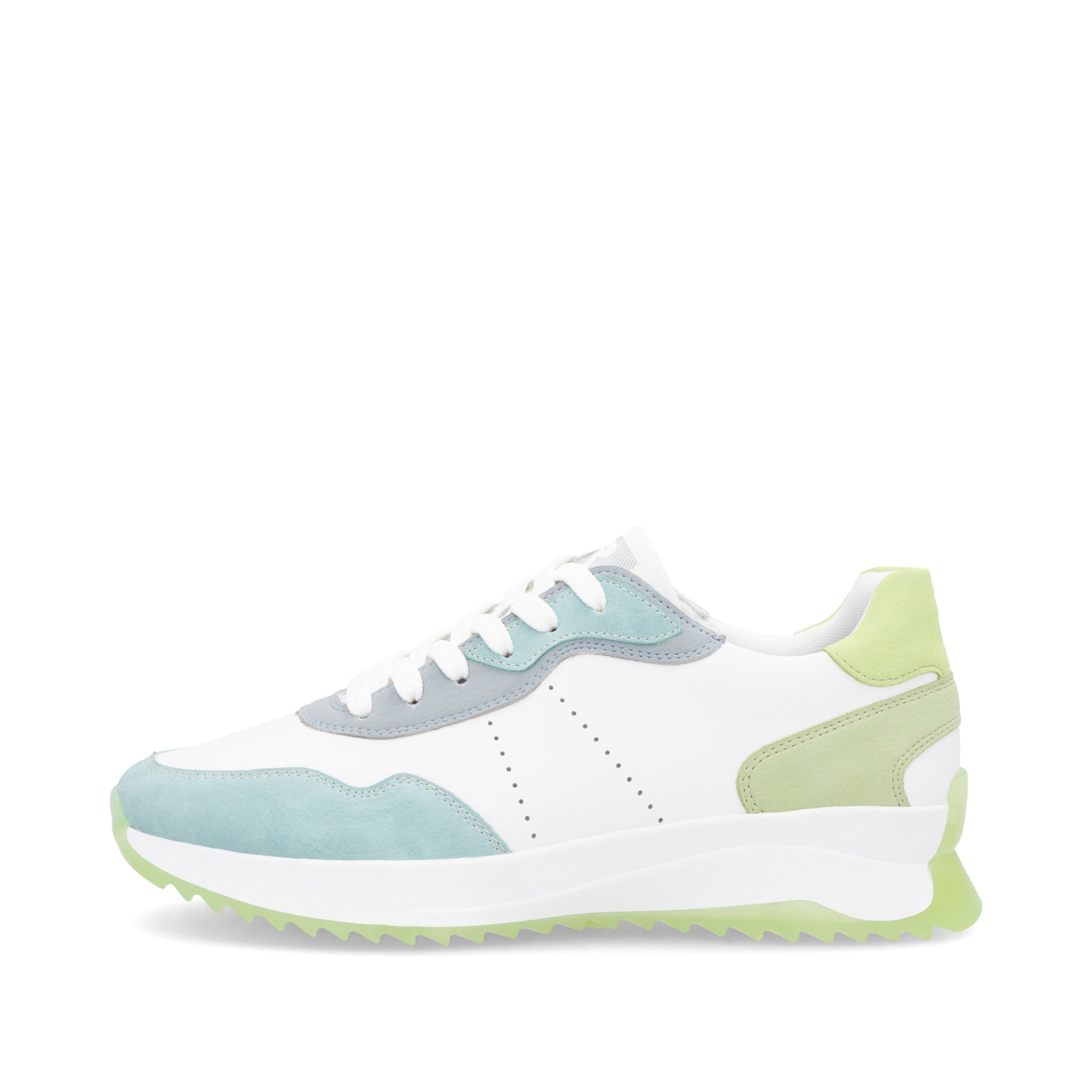 White Elasticated Shoes for Women | Rieker W1308-81