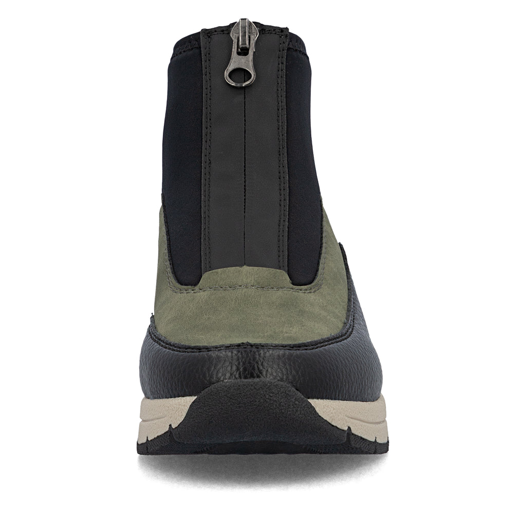 Green Zip Boots for Women | Rieker N9362-54