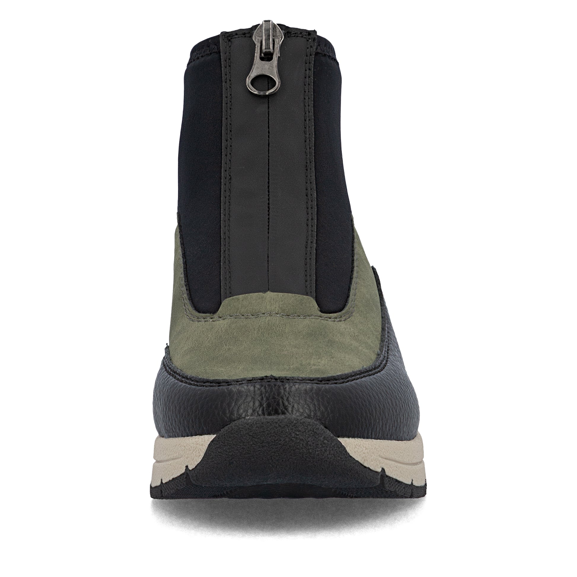 Green Zip Boots for Women | Rieker N9362-54