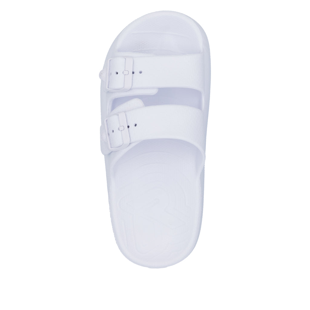 White Buckle Sandals for Women | Rieker P2450-80