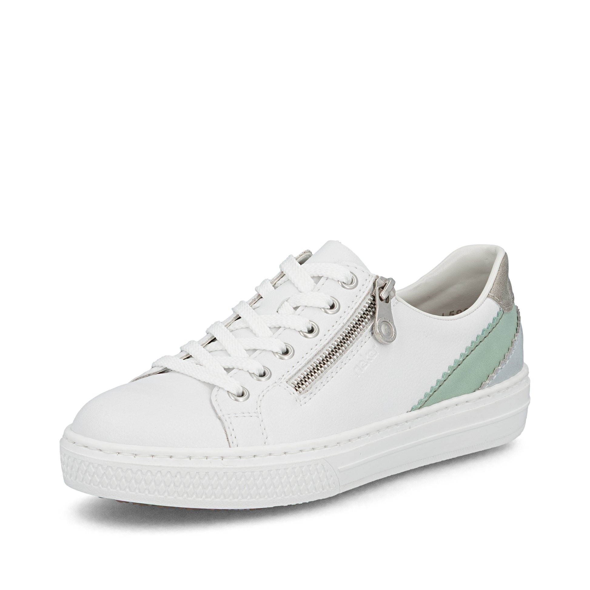 White Zip Shoes for Women | Rieker L5900-80