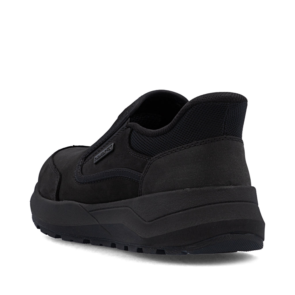 Black Elasticated Shoes for Men | Rieker 06052-00