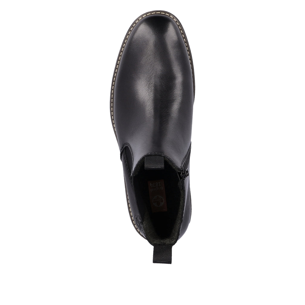 Black Zip Boots for Men | Rieker 33180-00