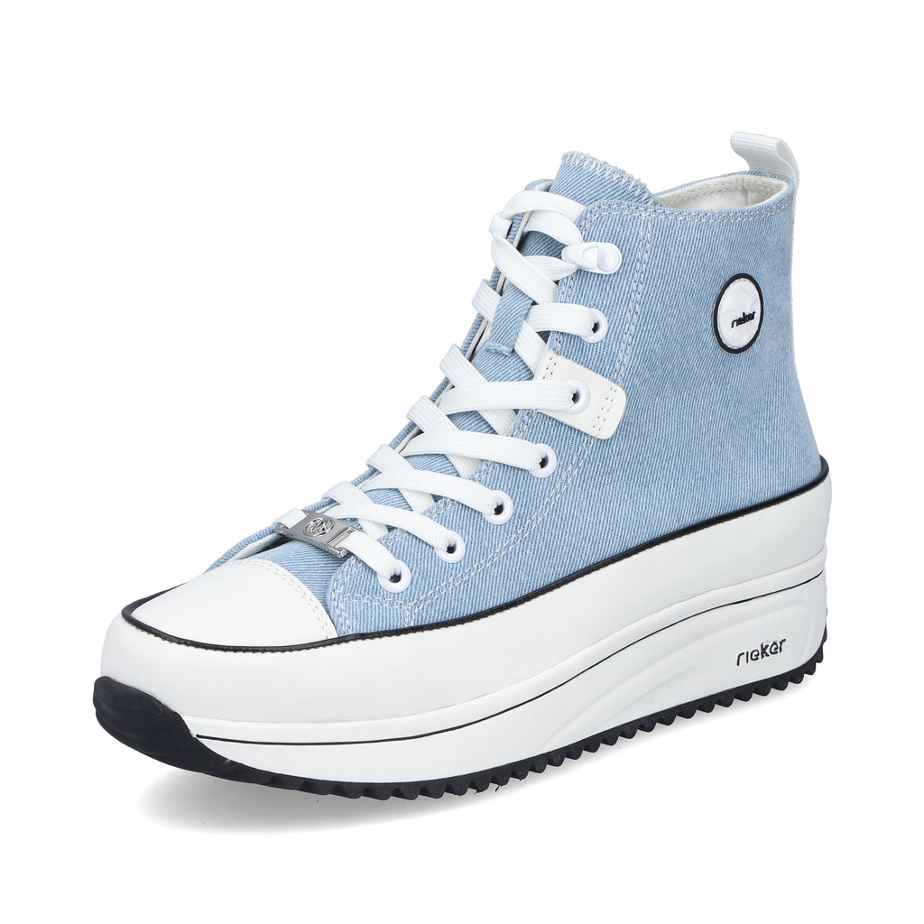 Blue Zip Boots for Women | Rieker 90010-10