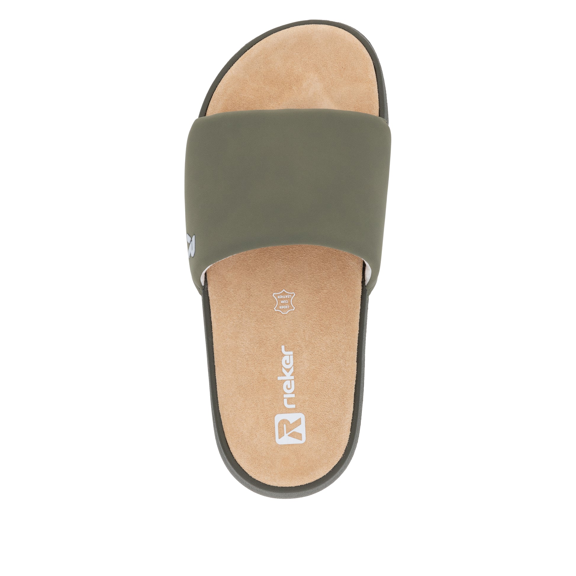 Green Slip-On Sandals for Men | Rieker U3250-54