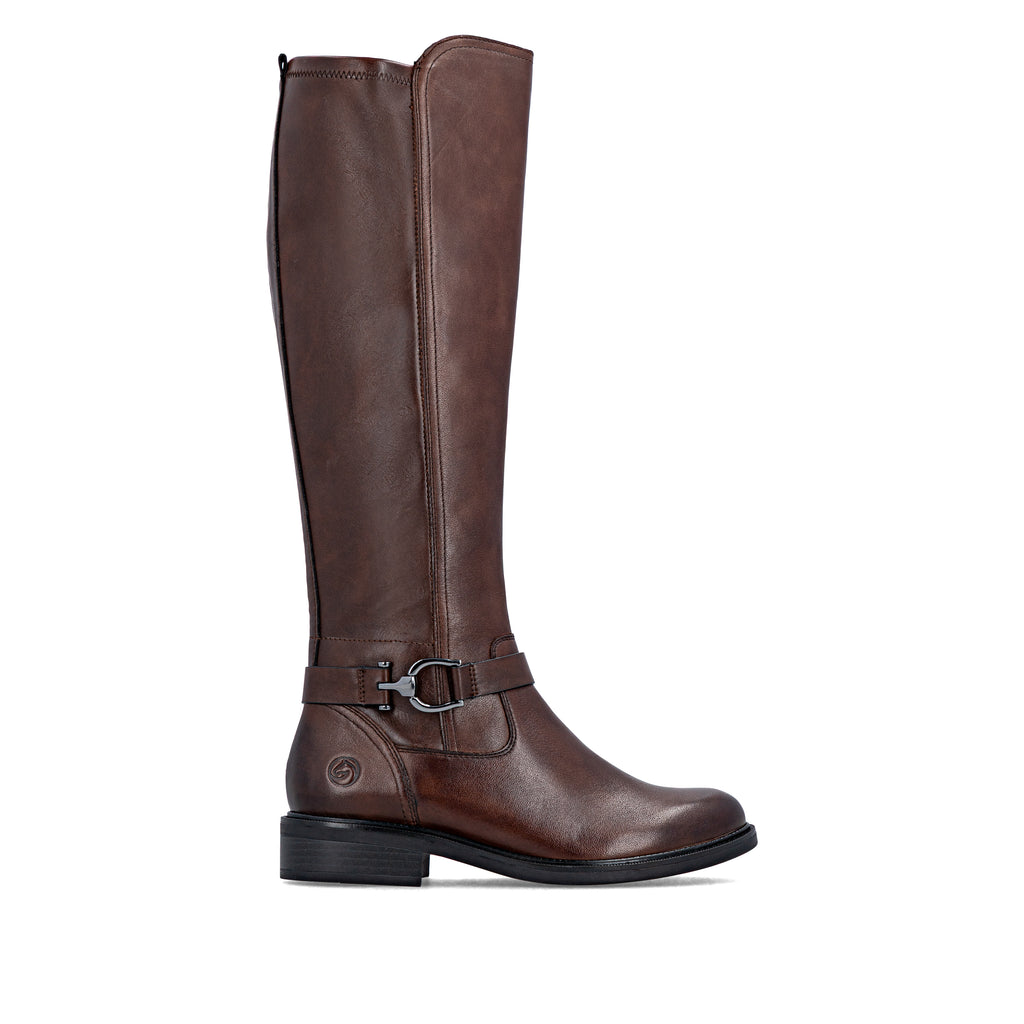 Brown Zip Boots for Women | Remonte D2W77-25