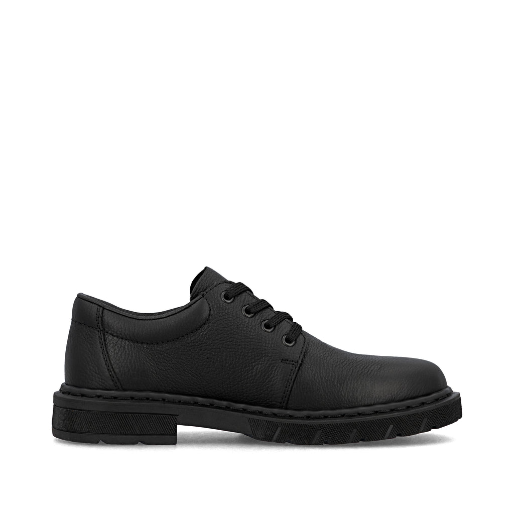 Black Elasticated Shoes for Men | Rieker 31610-00