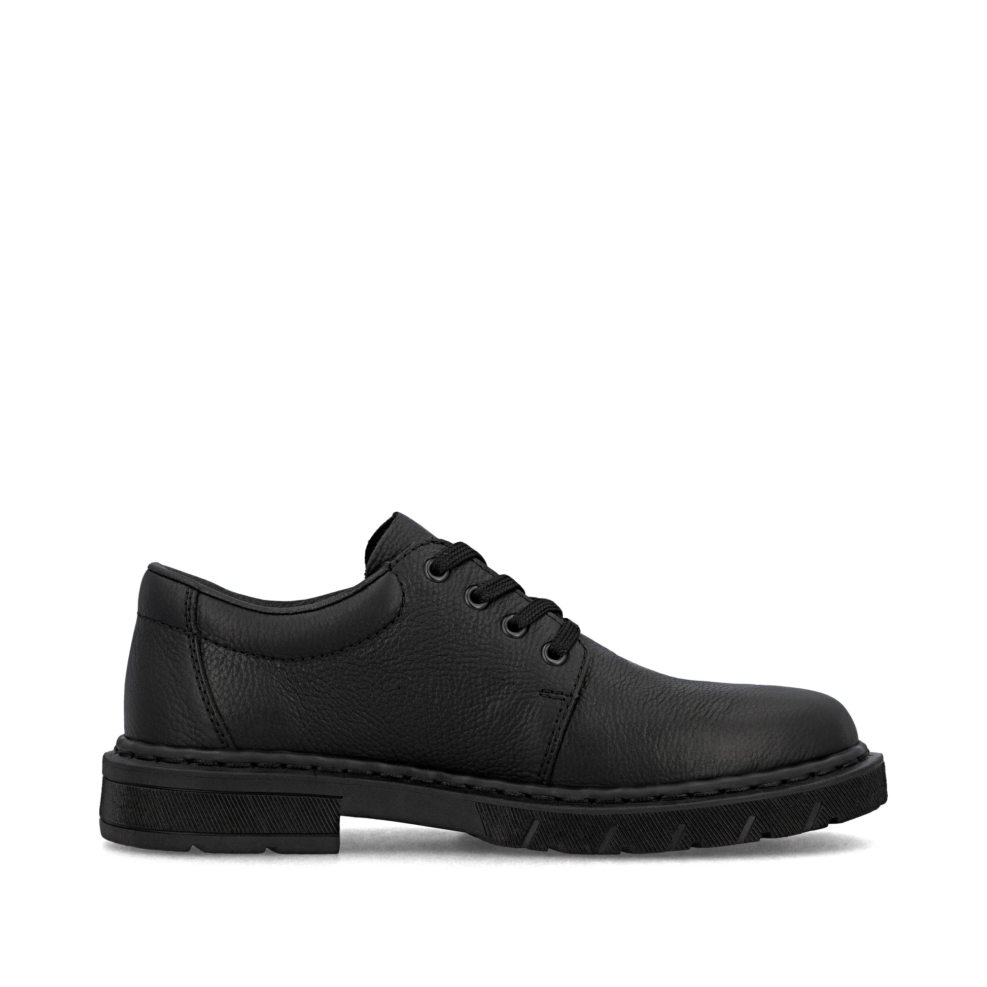 Black Elasticated Shoes for Men | Rieker 31610-00
