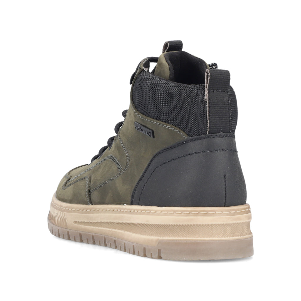 Green Zip Boots for Men | Rieker 38554-54