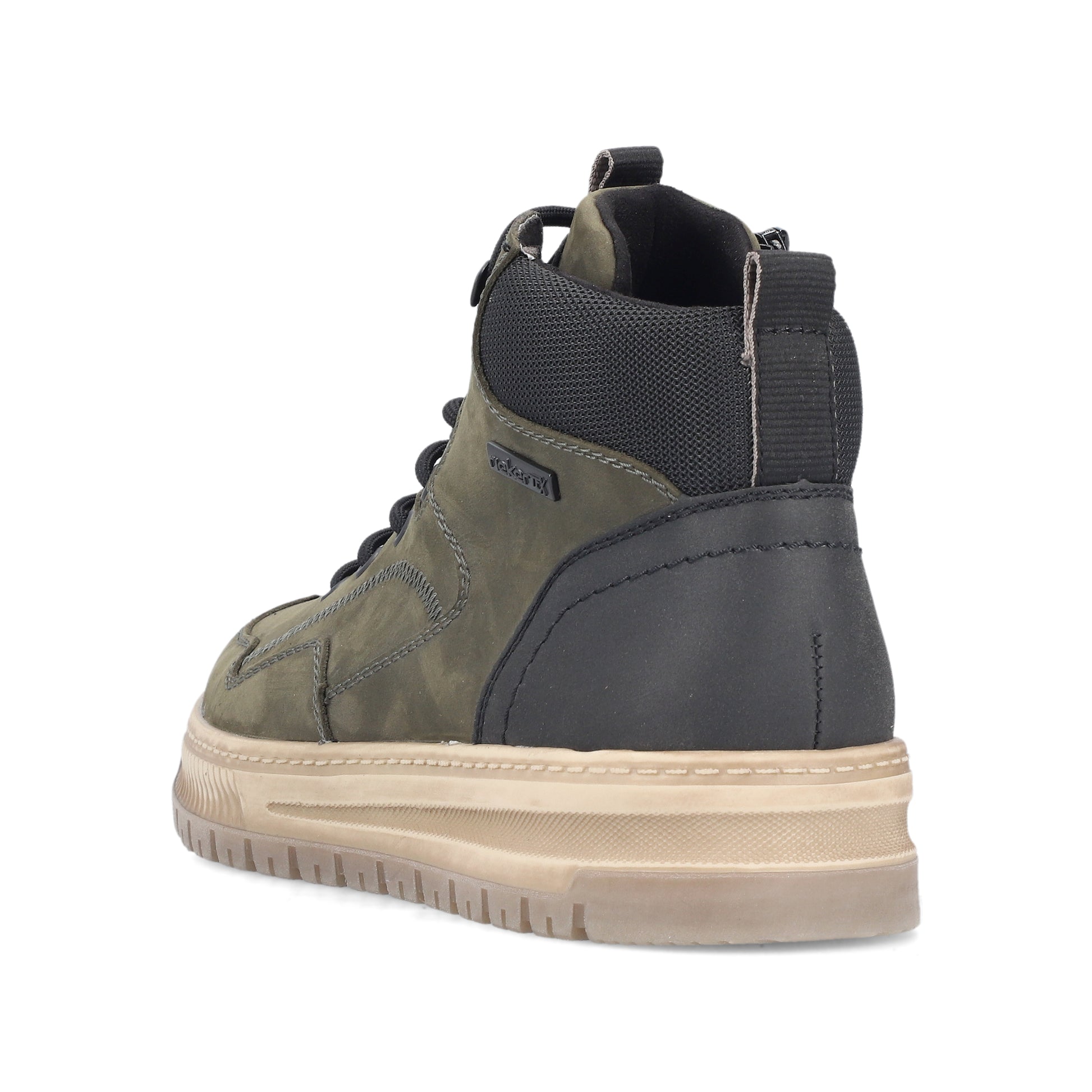 Green Zip Boots for Men | Rieker 38554-54