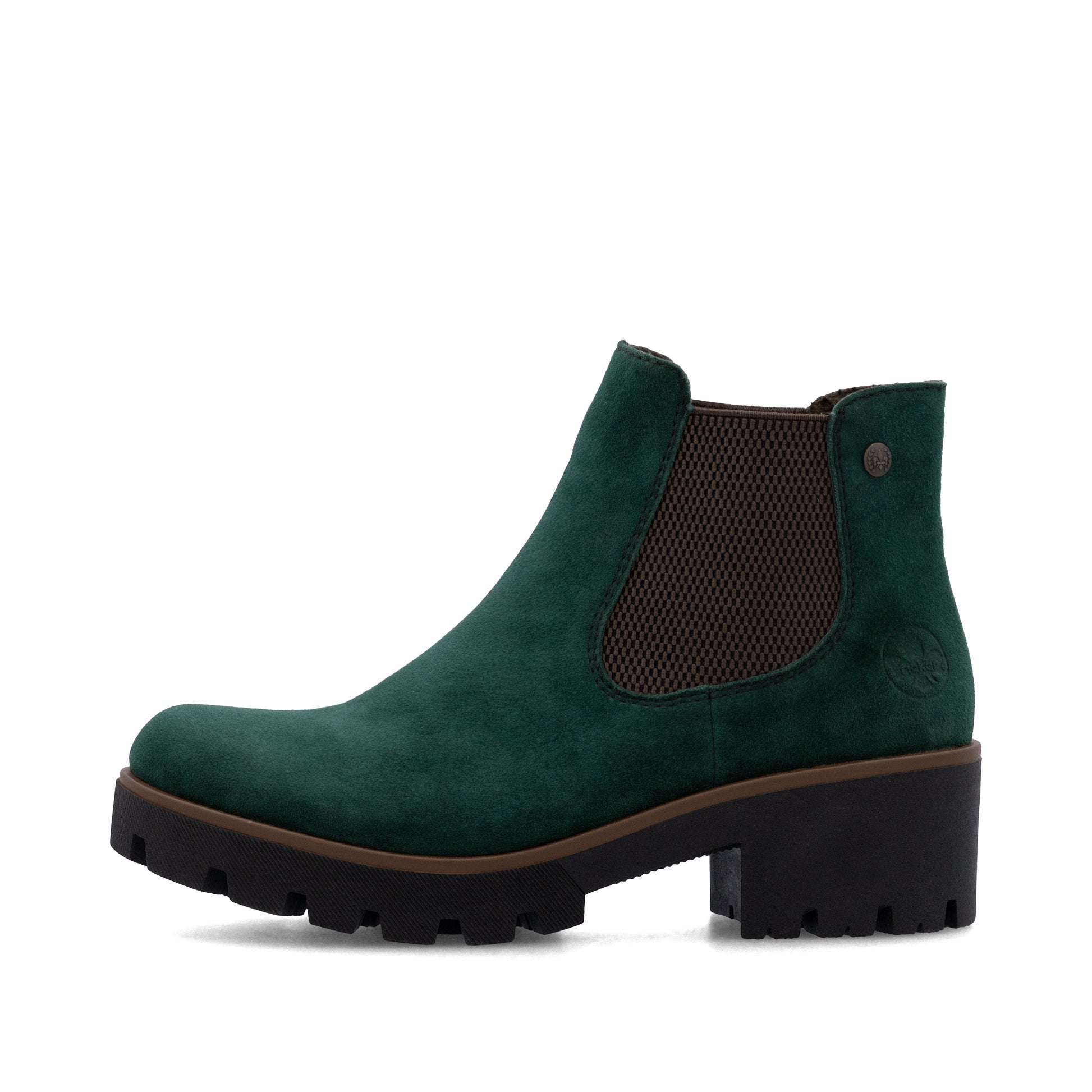 Green Elasticated Boots for Women | Rieker 79265-55