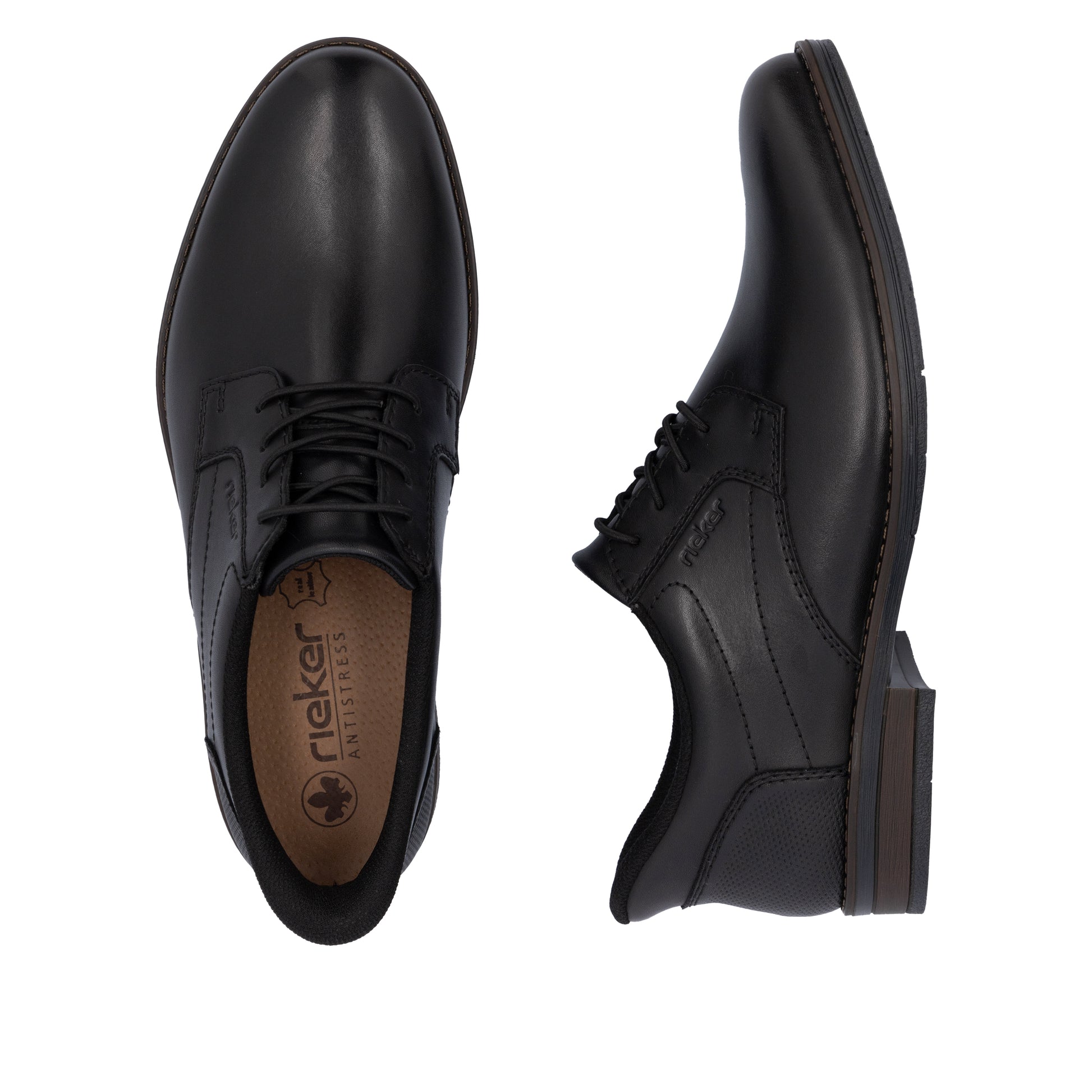 Black Elasticated Shoes for Men | Rieker 10353-00