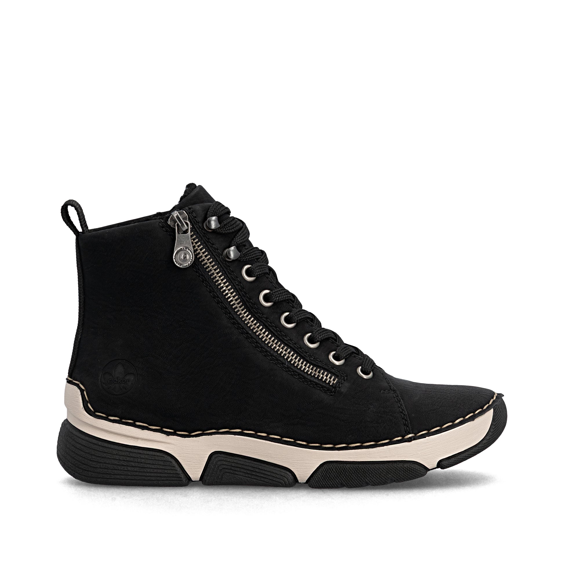 Black Zip Boots for Women | Rieker 45920-01