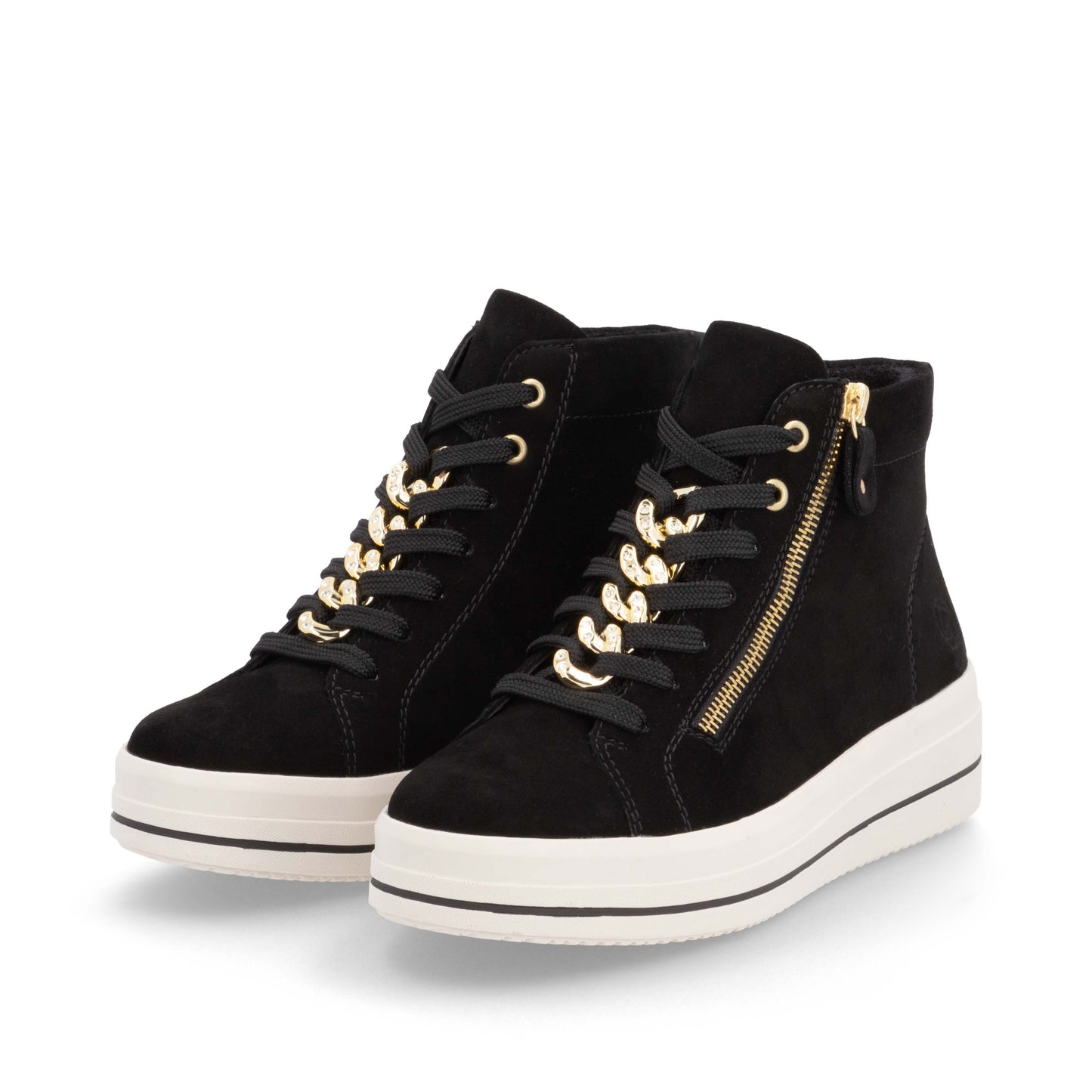 remonte Women's Trainer - Black | D1C70-02