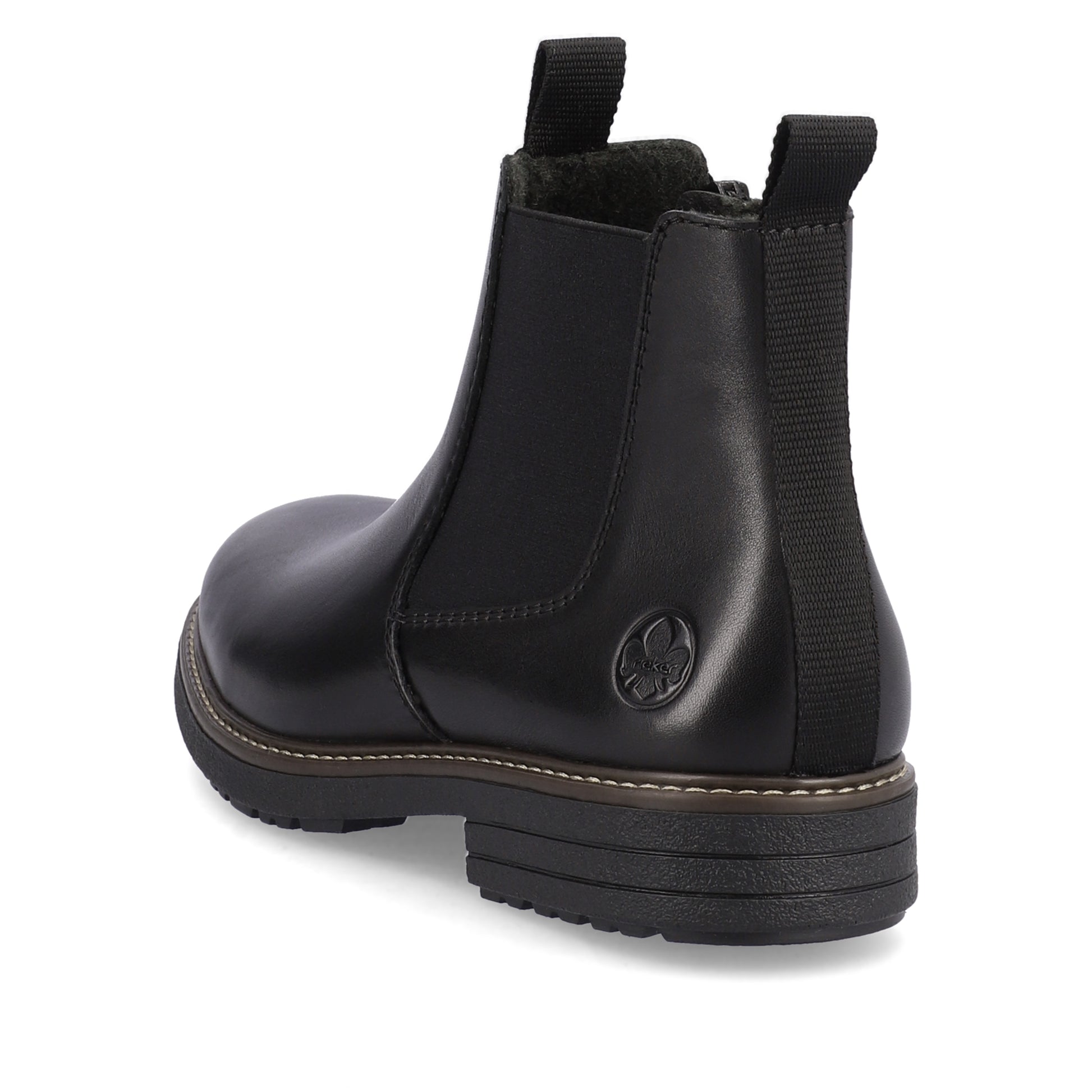 Black Zip Boots for Men | Rieker 33180-00