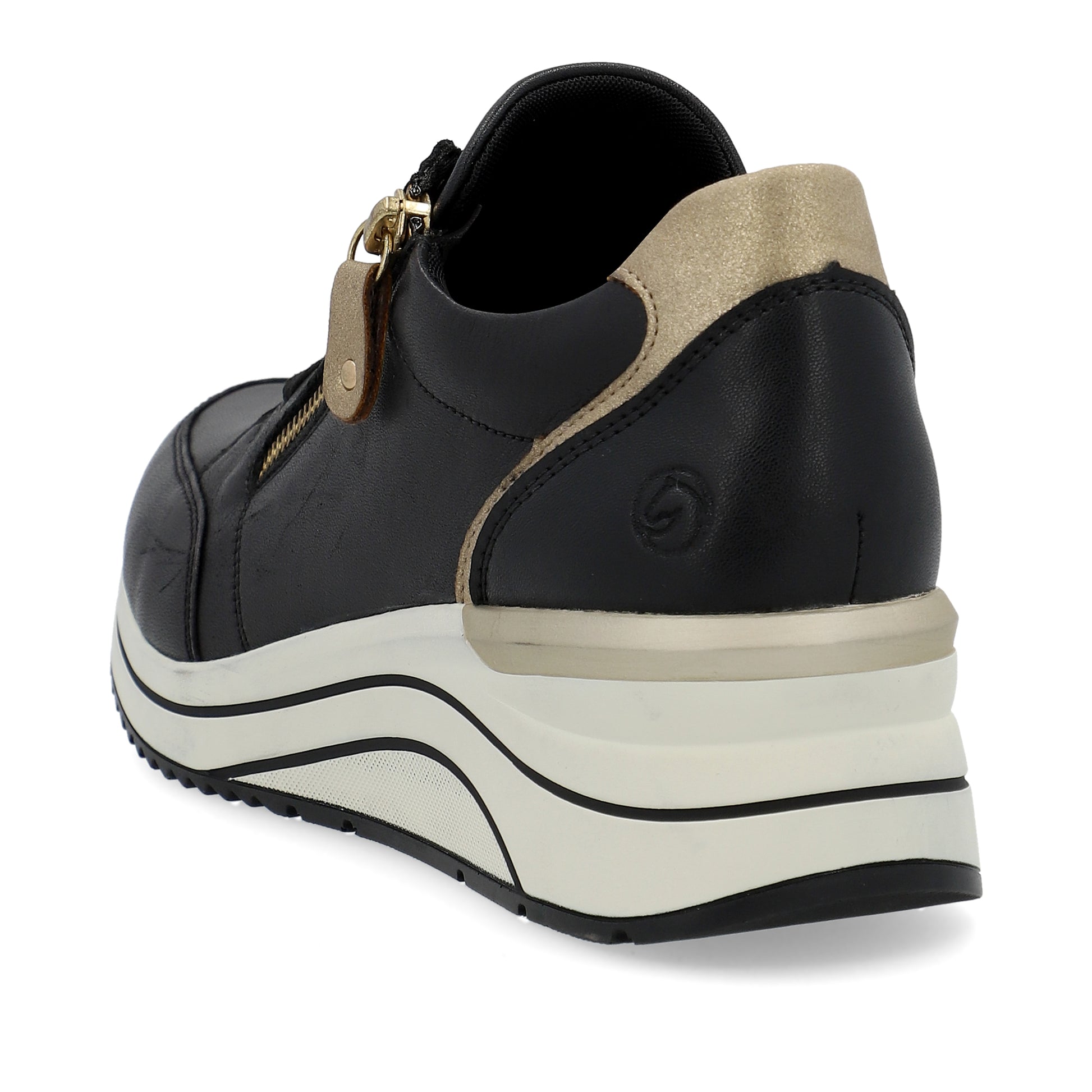 Black Zip Shoes for Women | Remonte D0T03-01