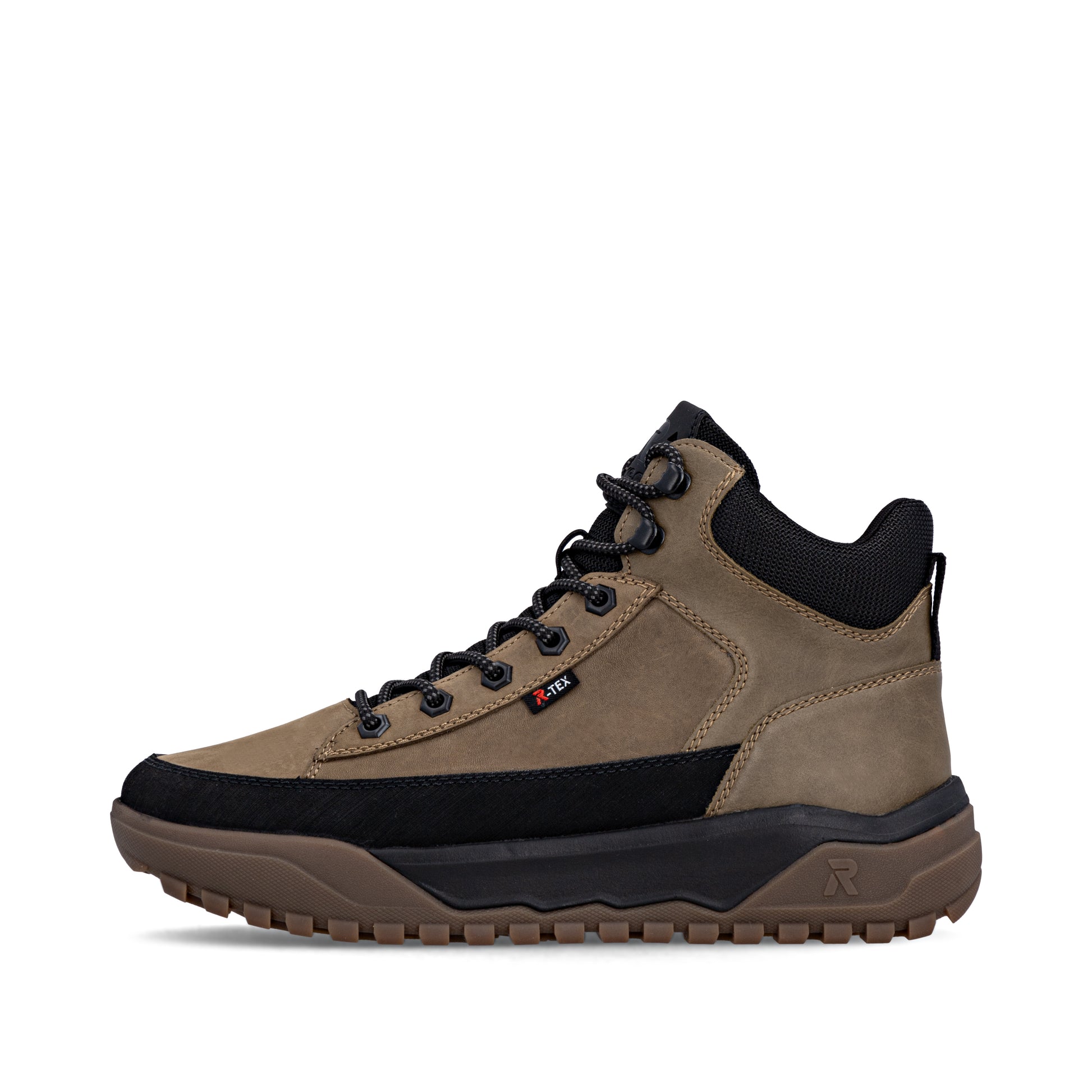 Brown Zip Boots for Men | Rieker U1571-20