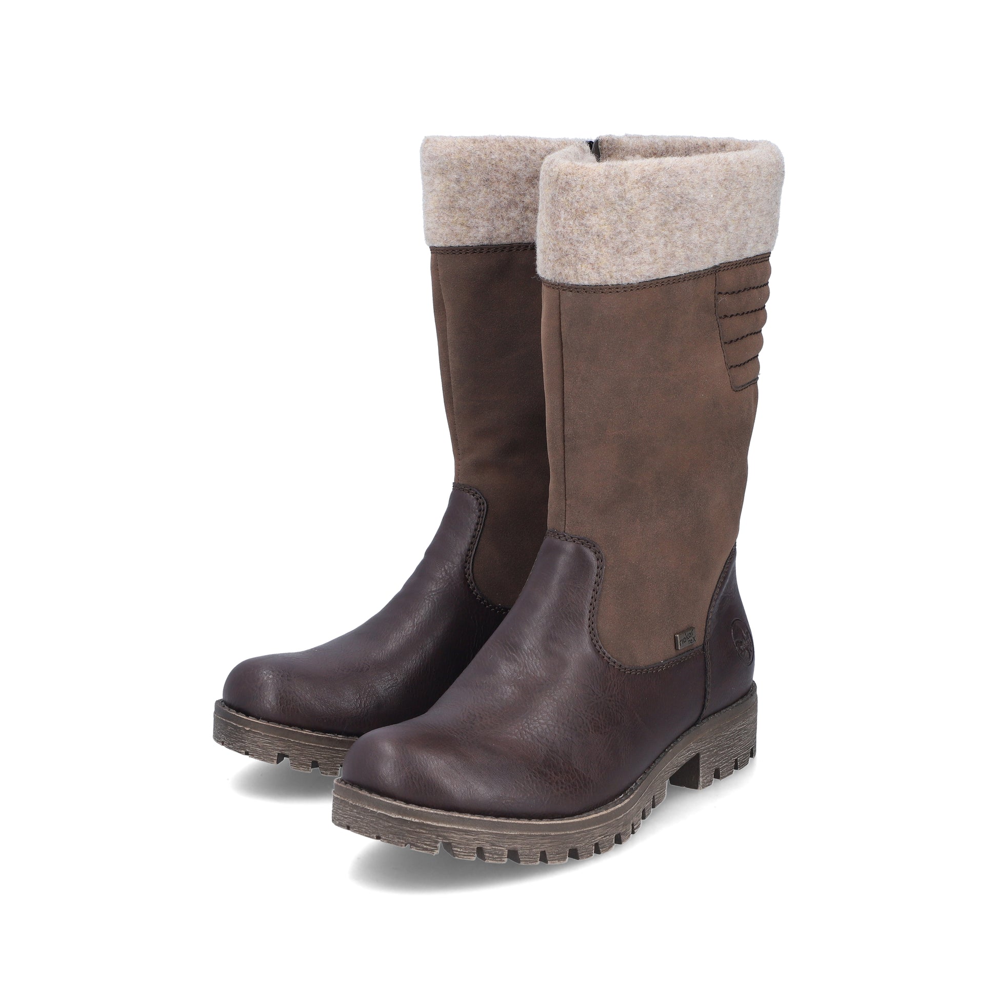 Brown Zip Boots for Women | Rieker 78585-25