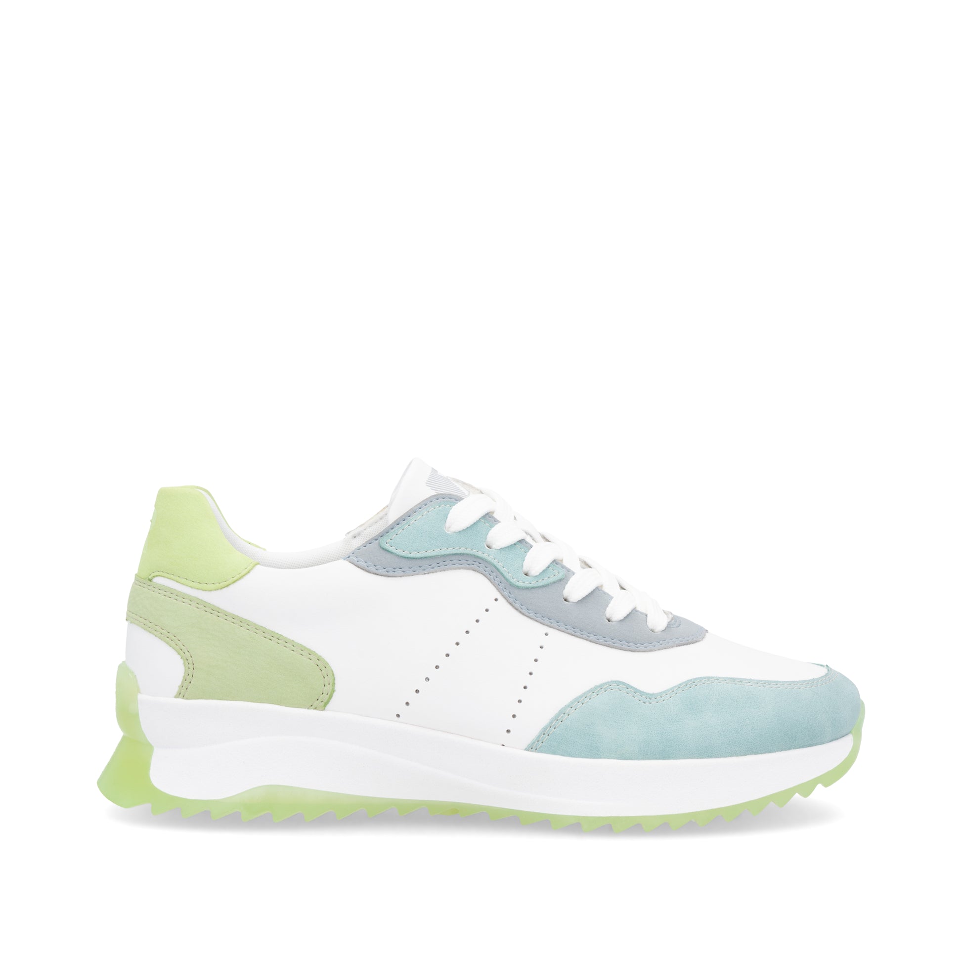 White Elasticated Shoes for Women | Rieker W1308-81
