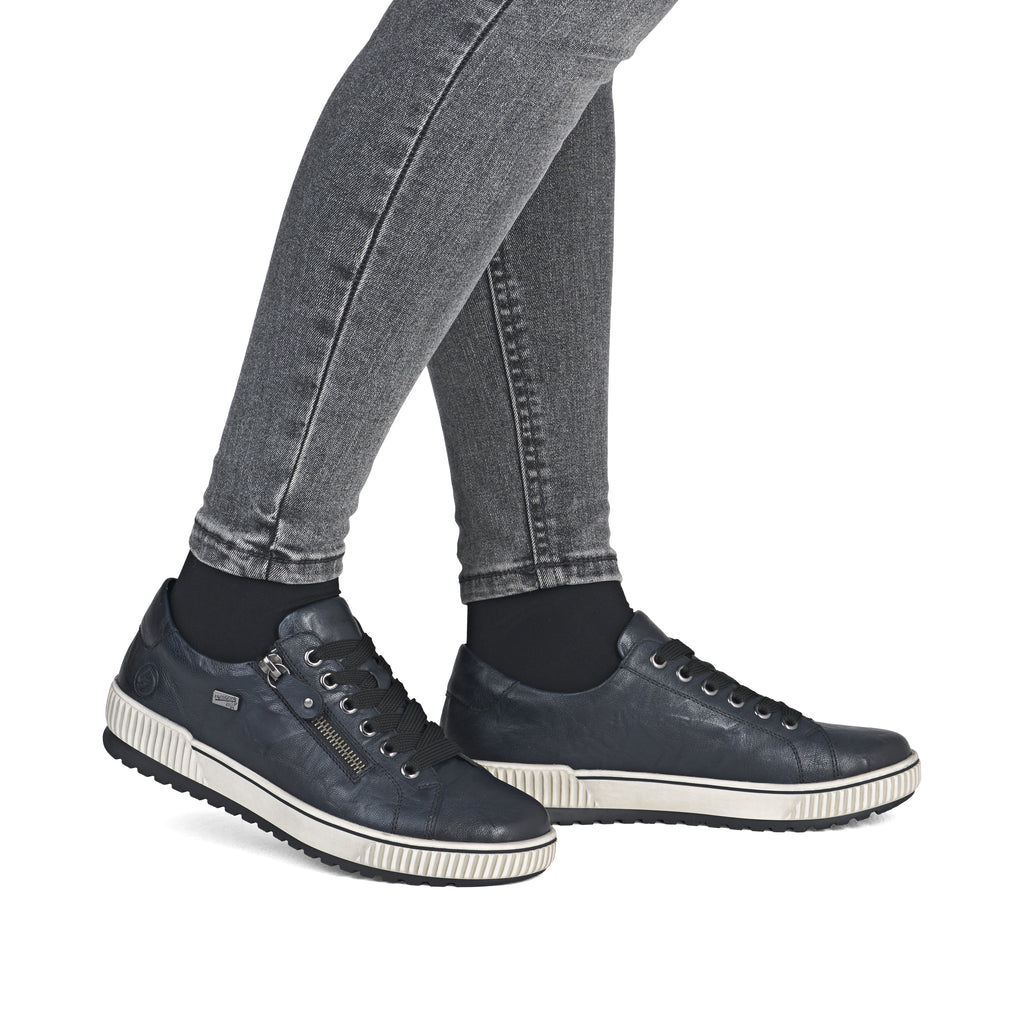 Blue Zip Shoes for Women | Remonte D0700-15