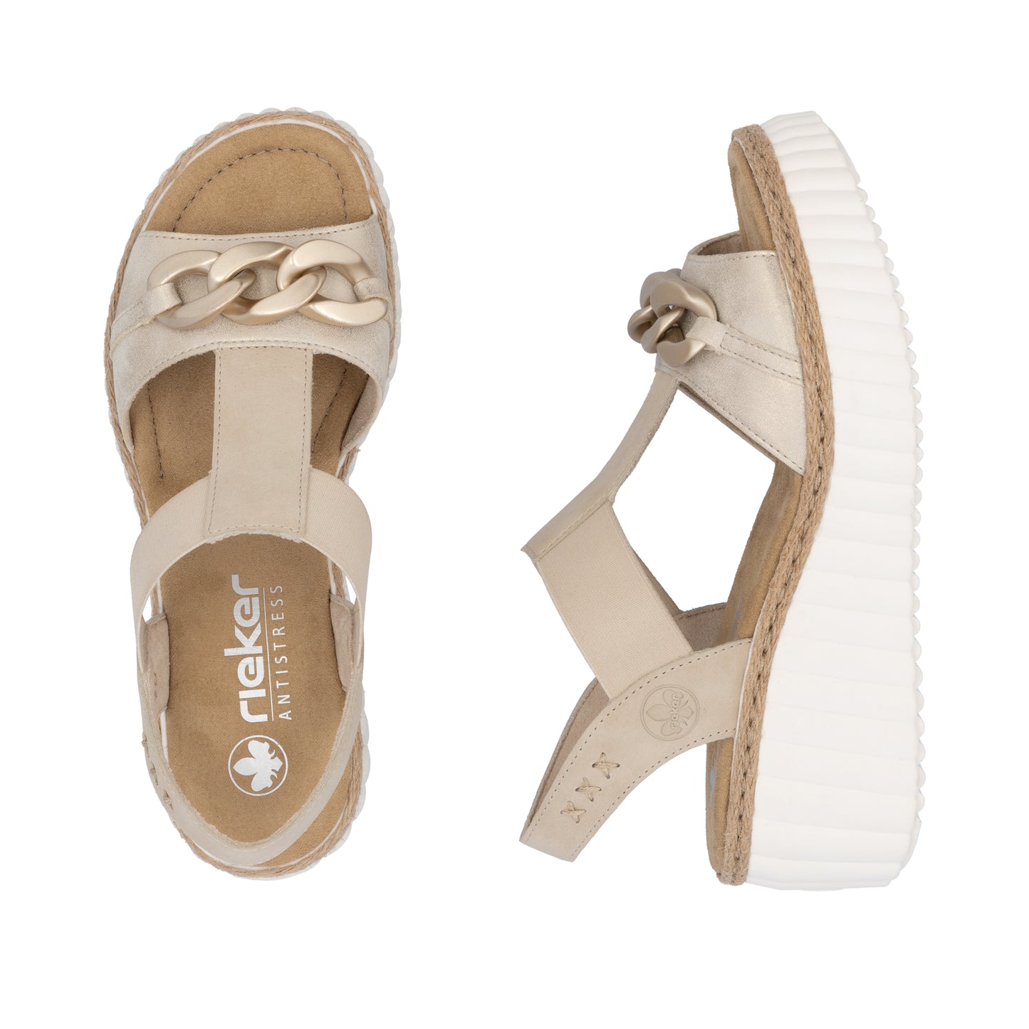 Rieker Woman's Sandals - Beige | 69158-60