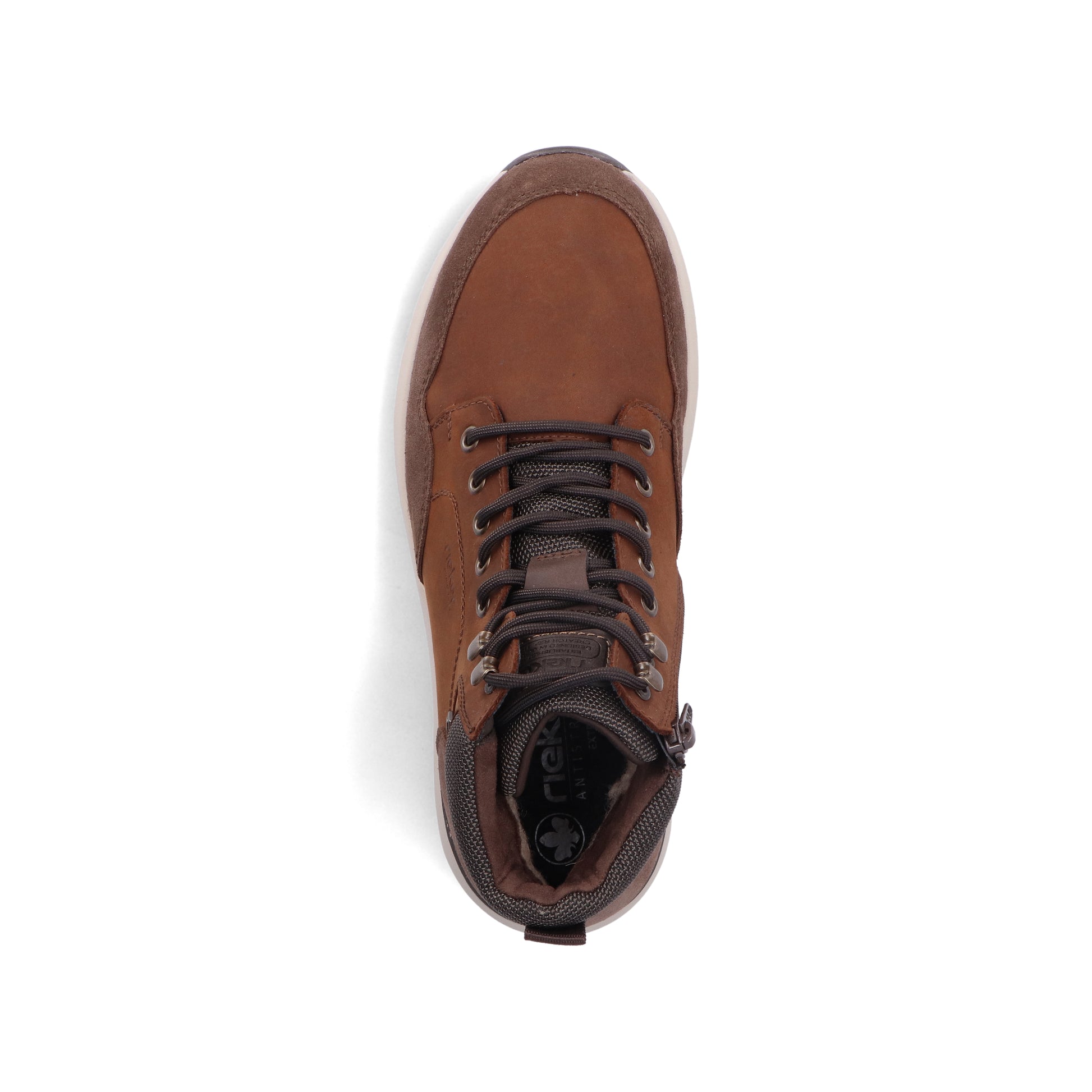Brown Zip Boots for Men | Rieker 11530-24