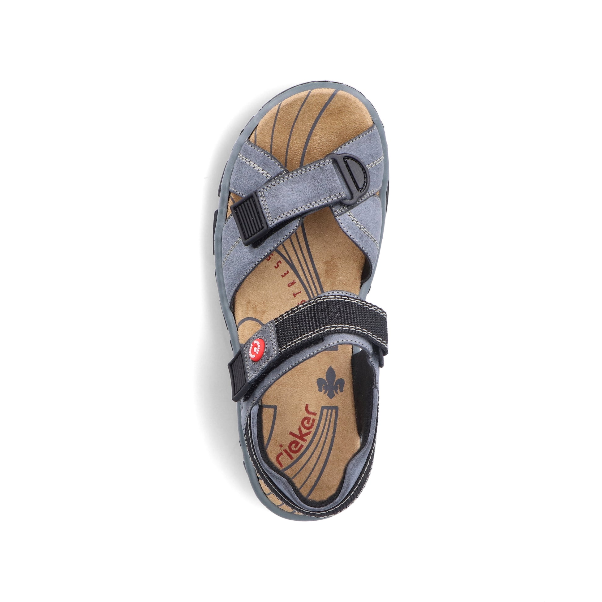 Blue Hook & Loop Sandals for Women | Rieker 68851-14