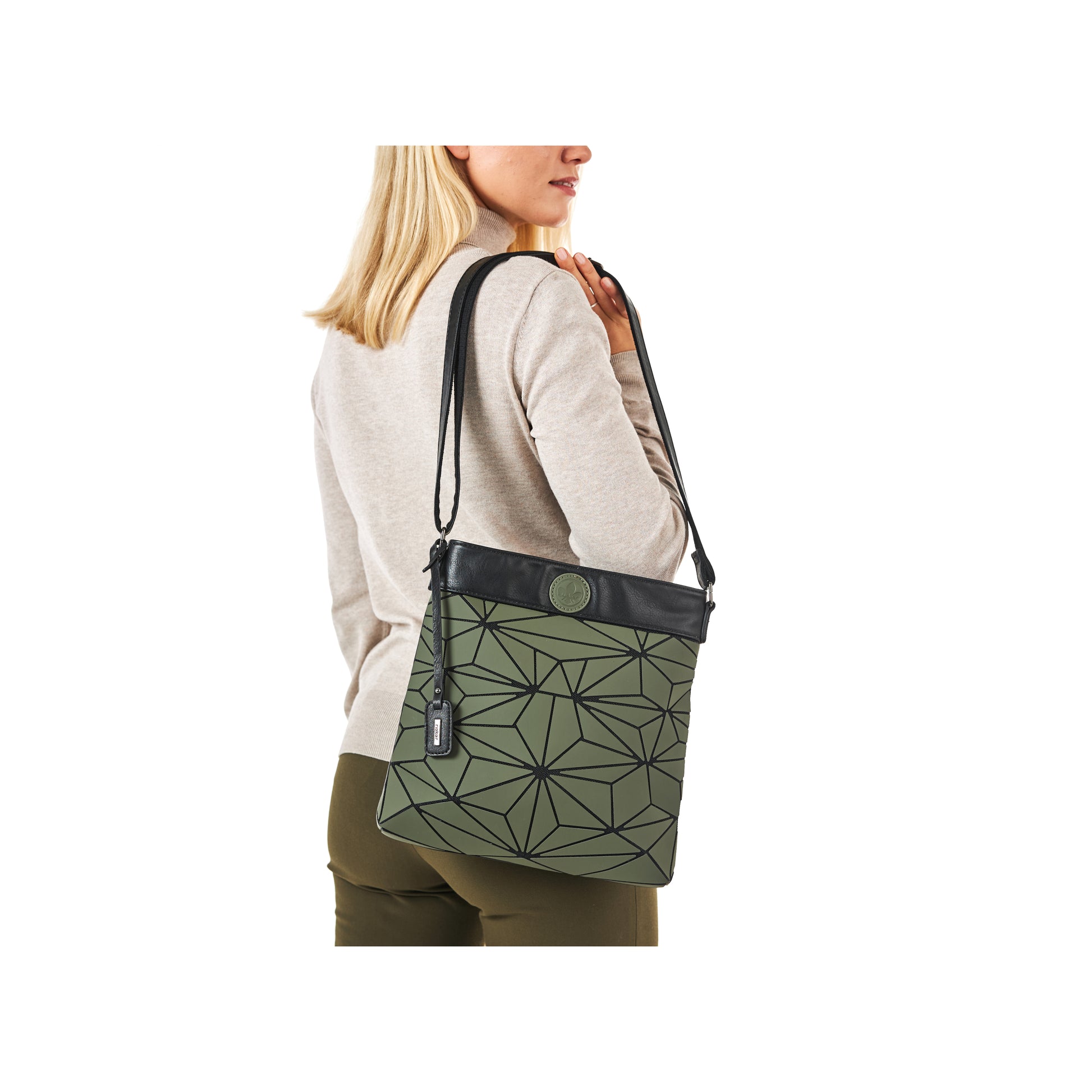 Green Zip Bags for Women | Rieker H1316-54