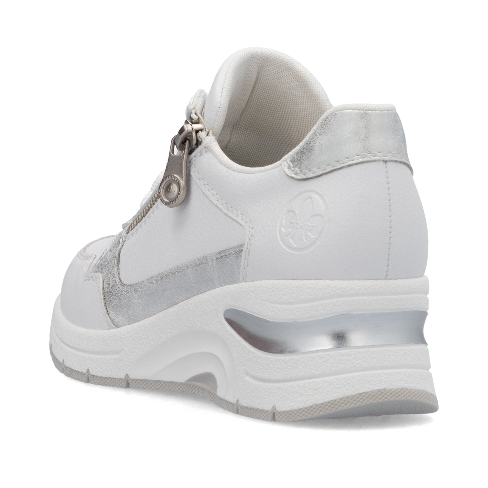 White Zip Shoes for Women | Rieker N9301-80
